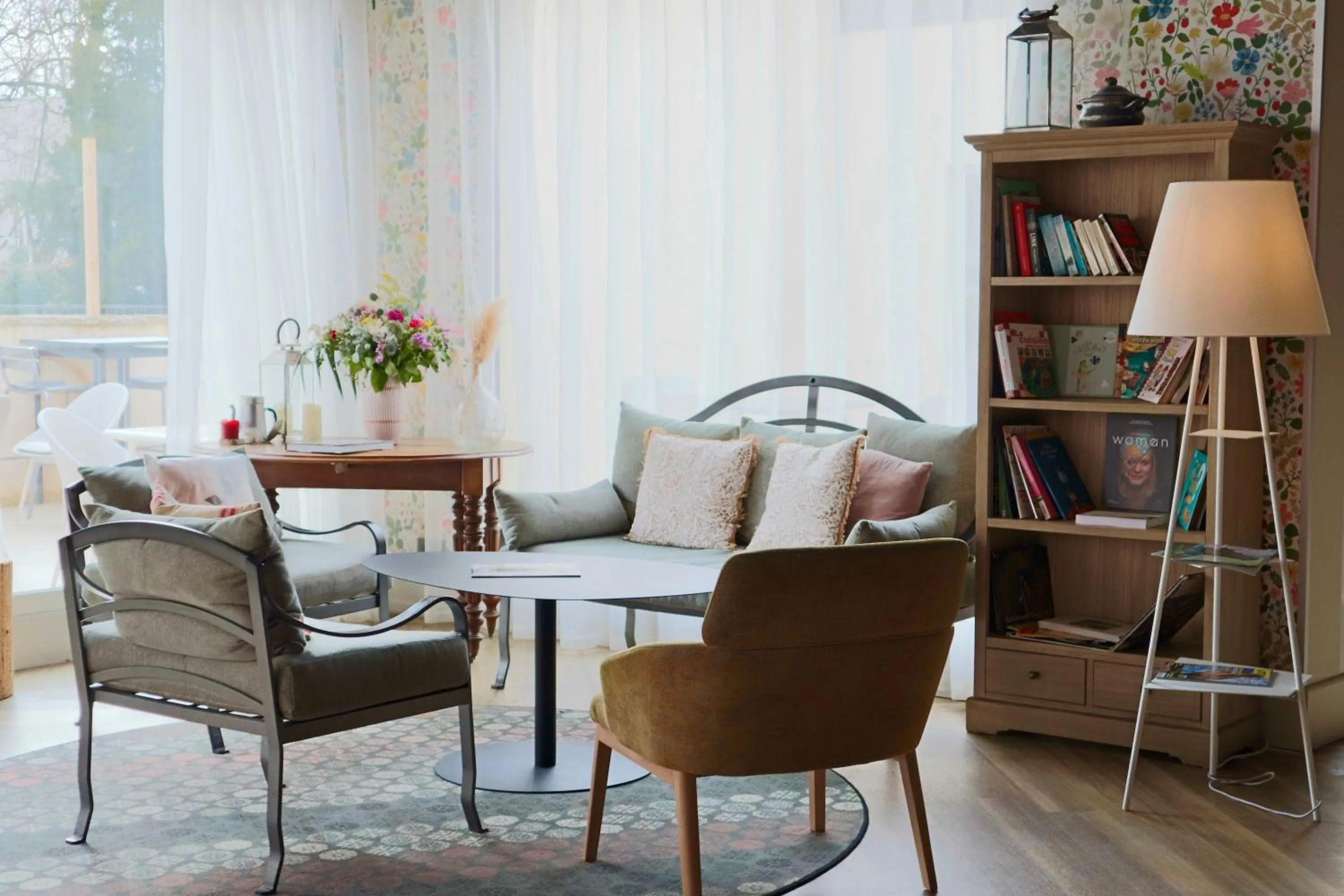 Library in Hotel Demeures de Campagne Château de Fontainebleau