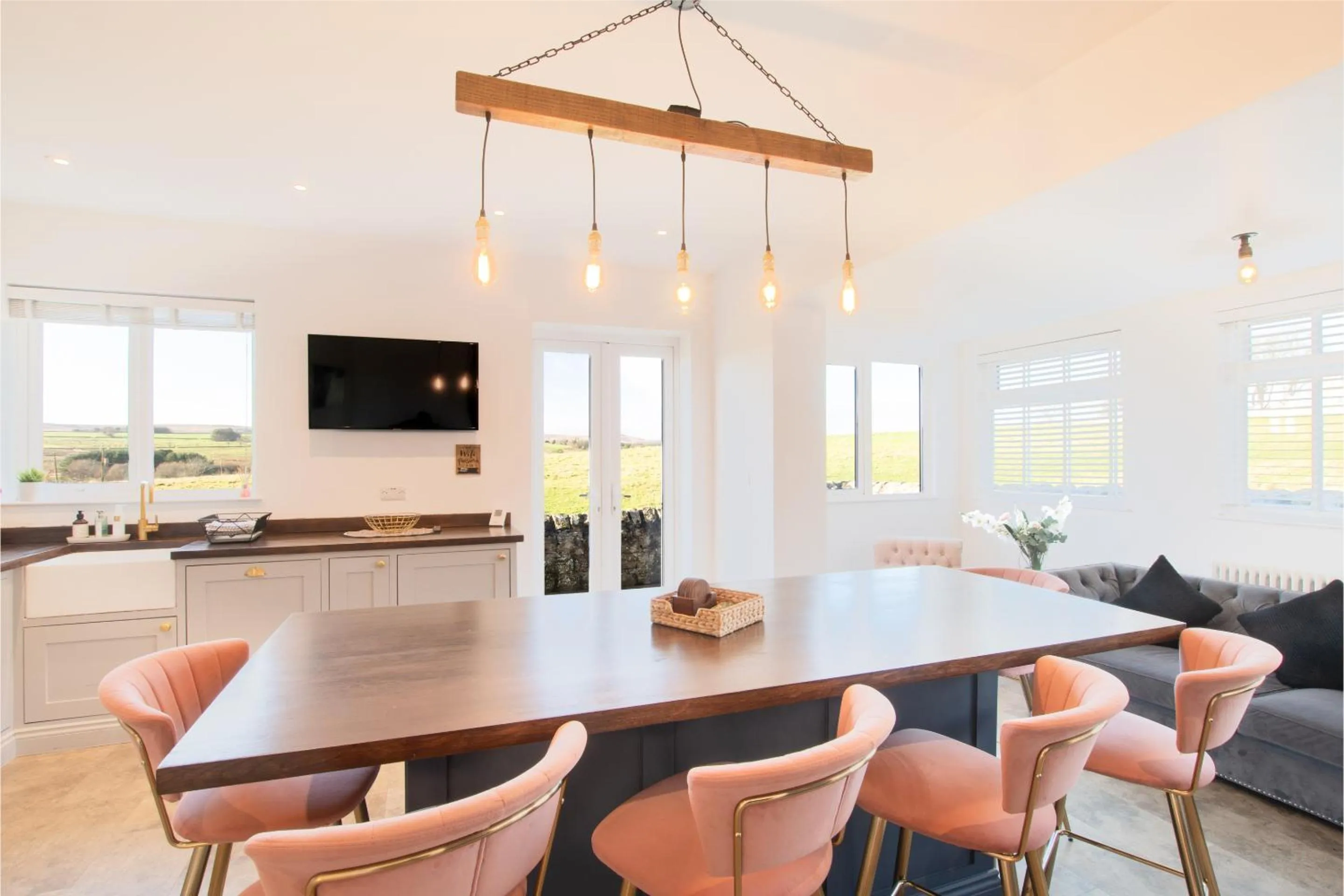 Kitchen or kitchenette in Northern Hideaways, Sunnyside, Otterburn