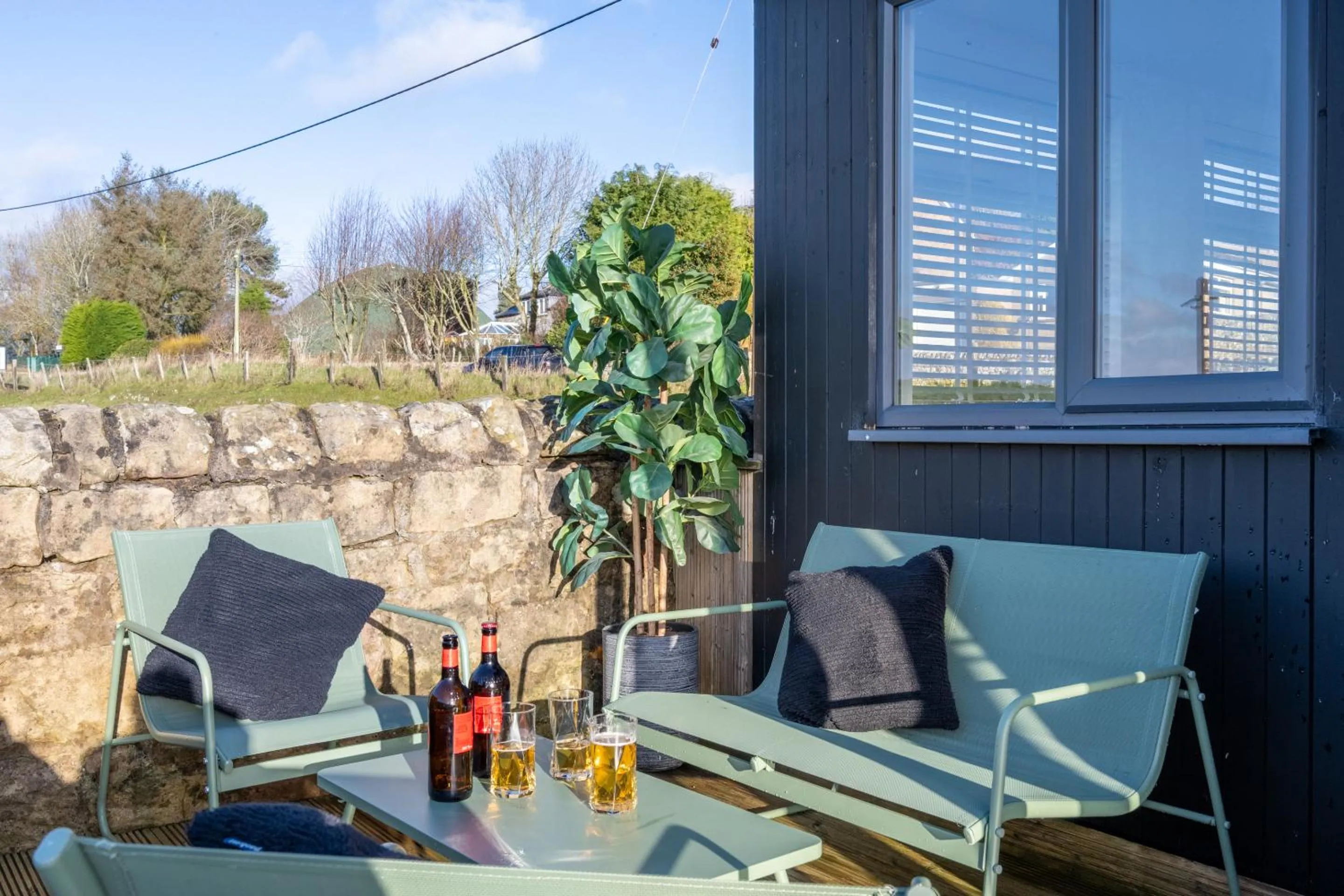 Patio in Northern Hideaways, Sunnyside, Otterburn