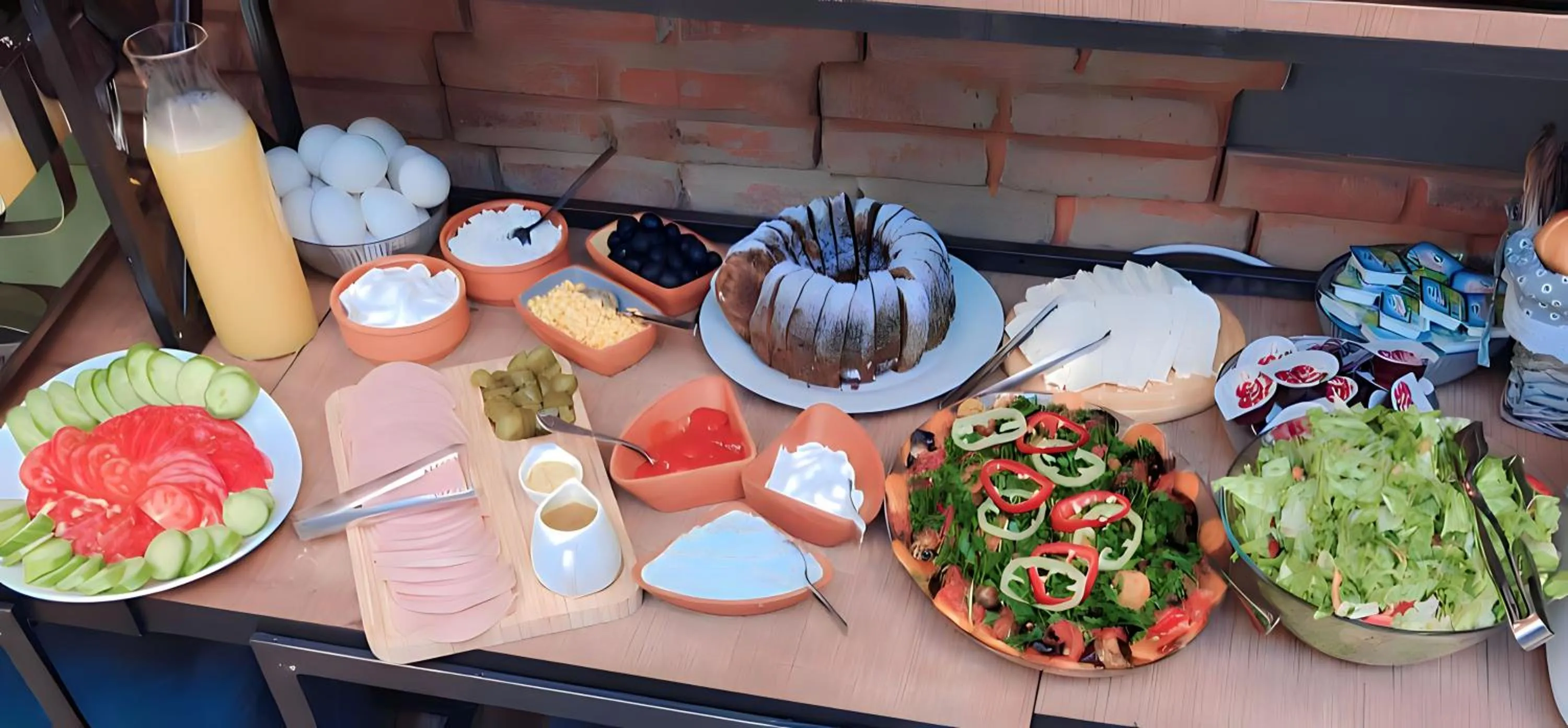 Breakfast in Diuma Hotel