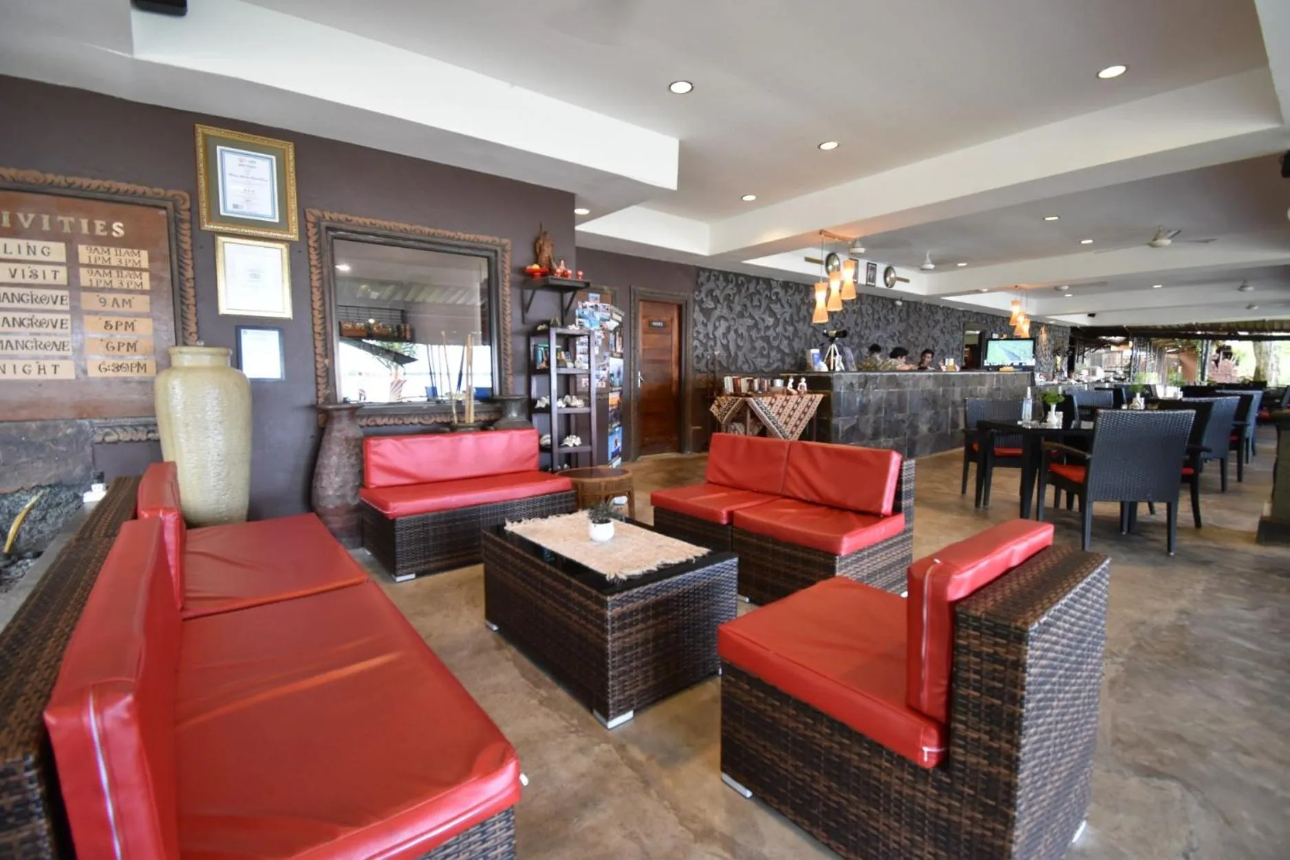 Lobby or reception in The Spa Villa Bintan