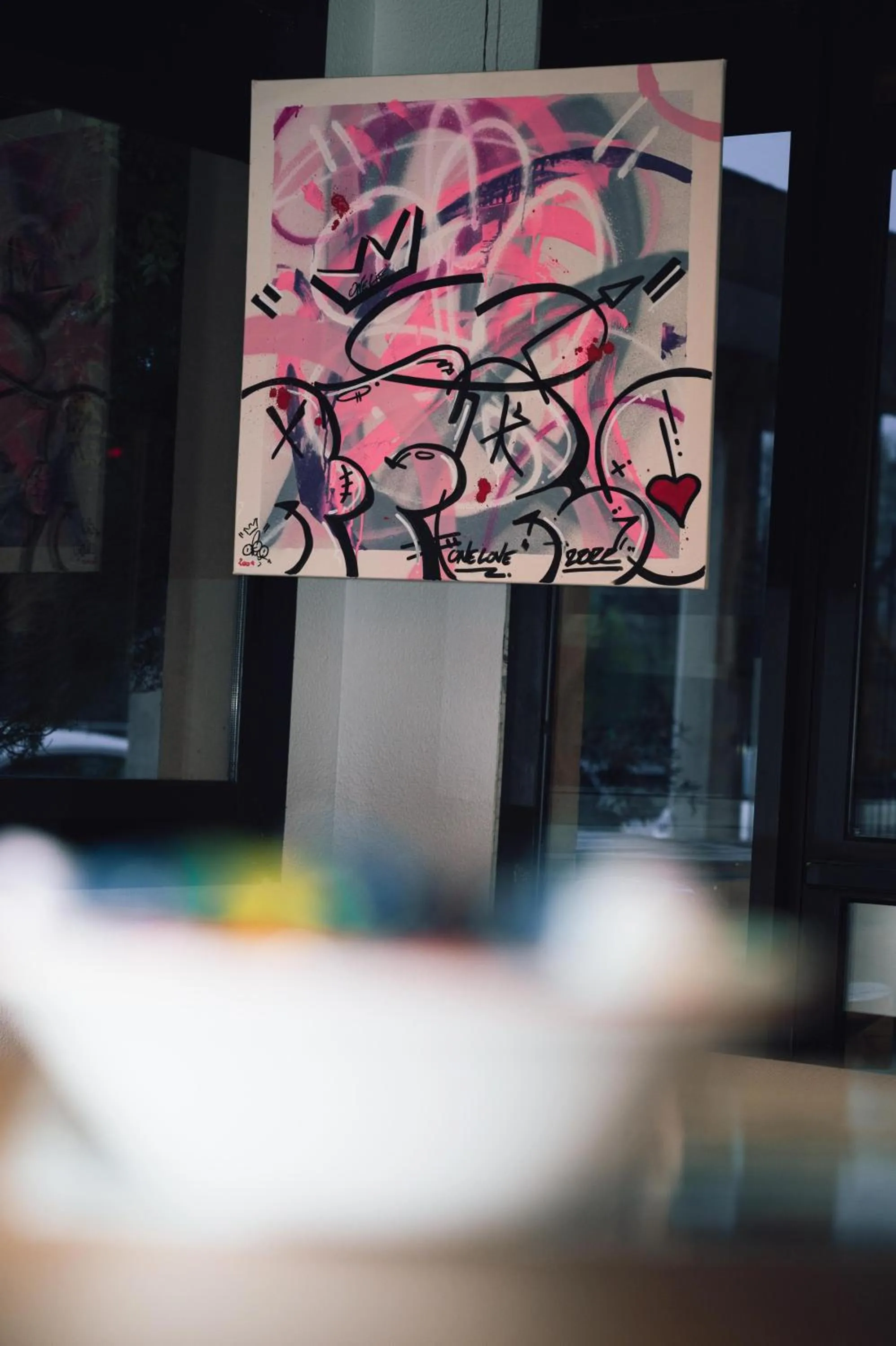 Decorative detail in Ibis Styles Toulouse Centre Canal du Midi