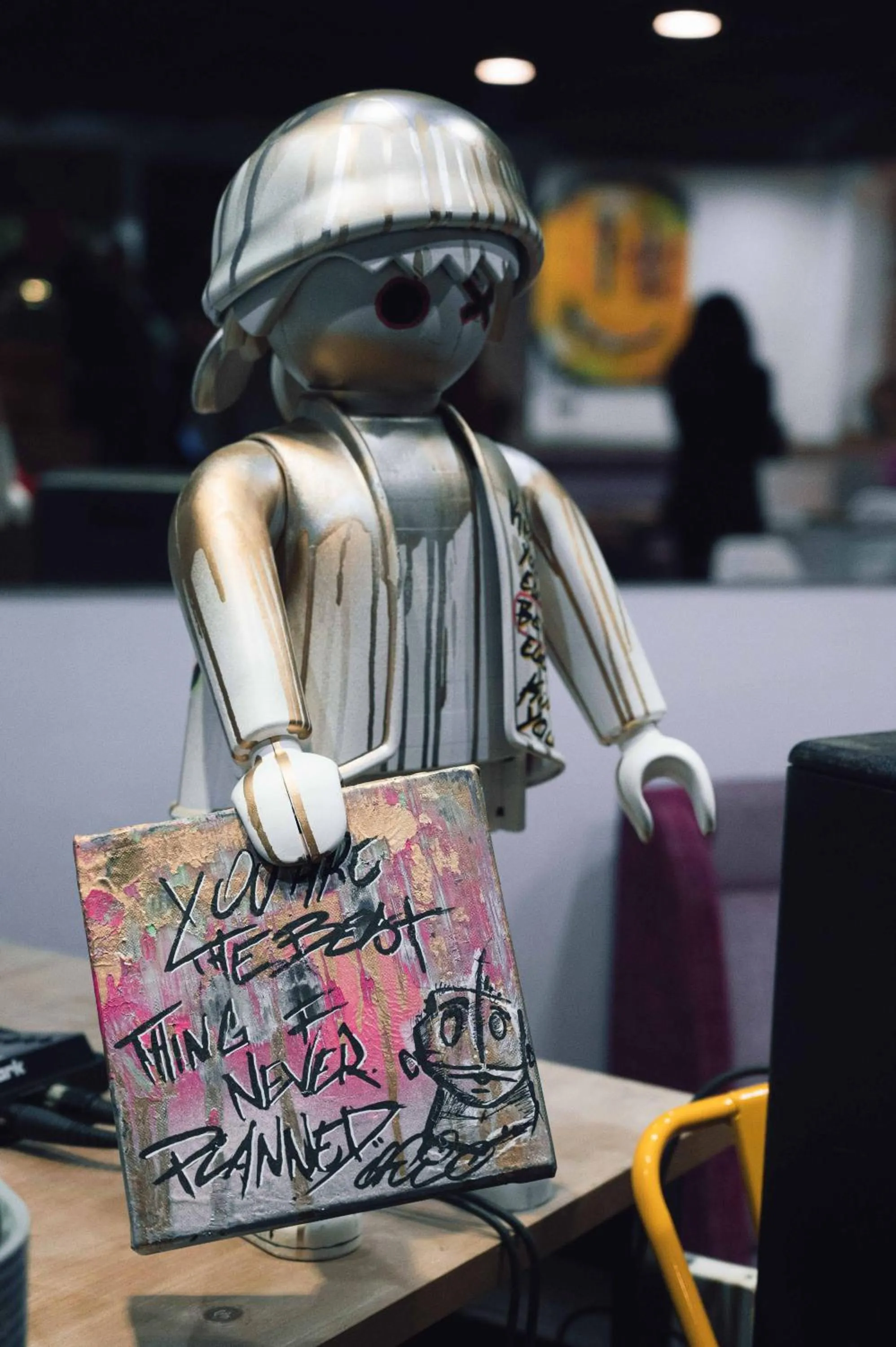 Decorative detail in Ibis Styles Toulouse Centre Canal du Midi