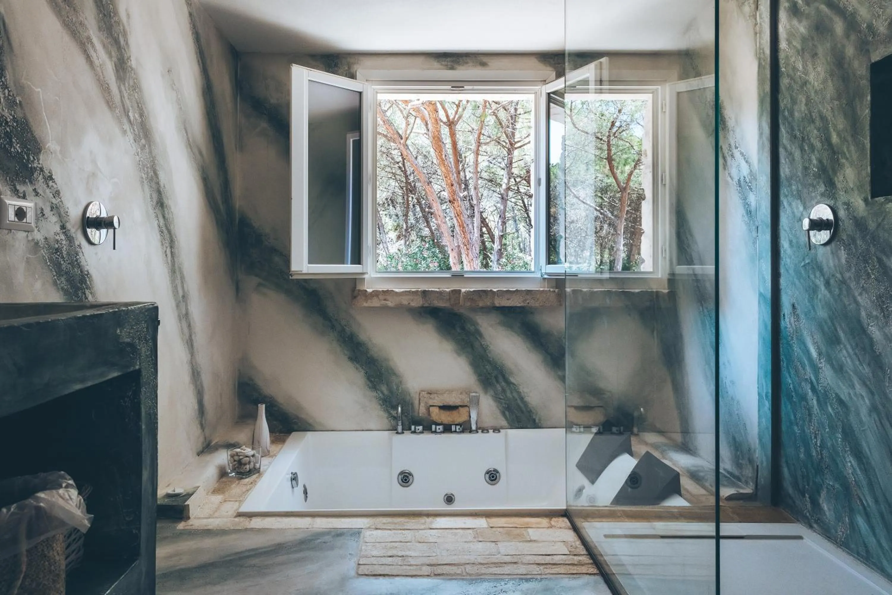 Bathroom in Antica Villa Colonica