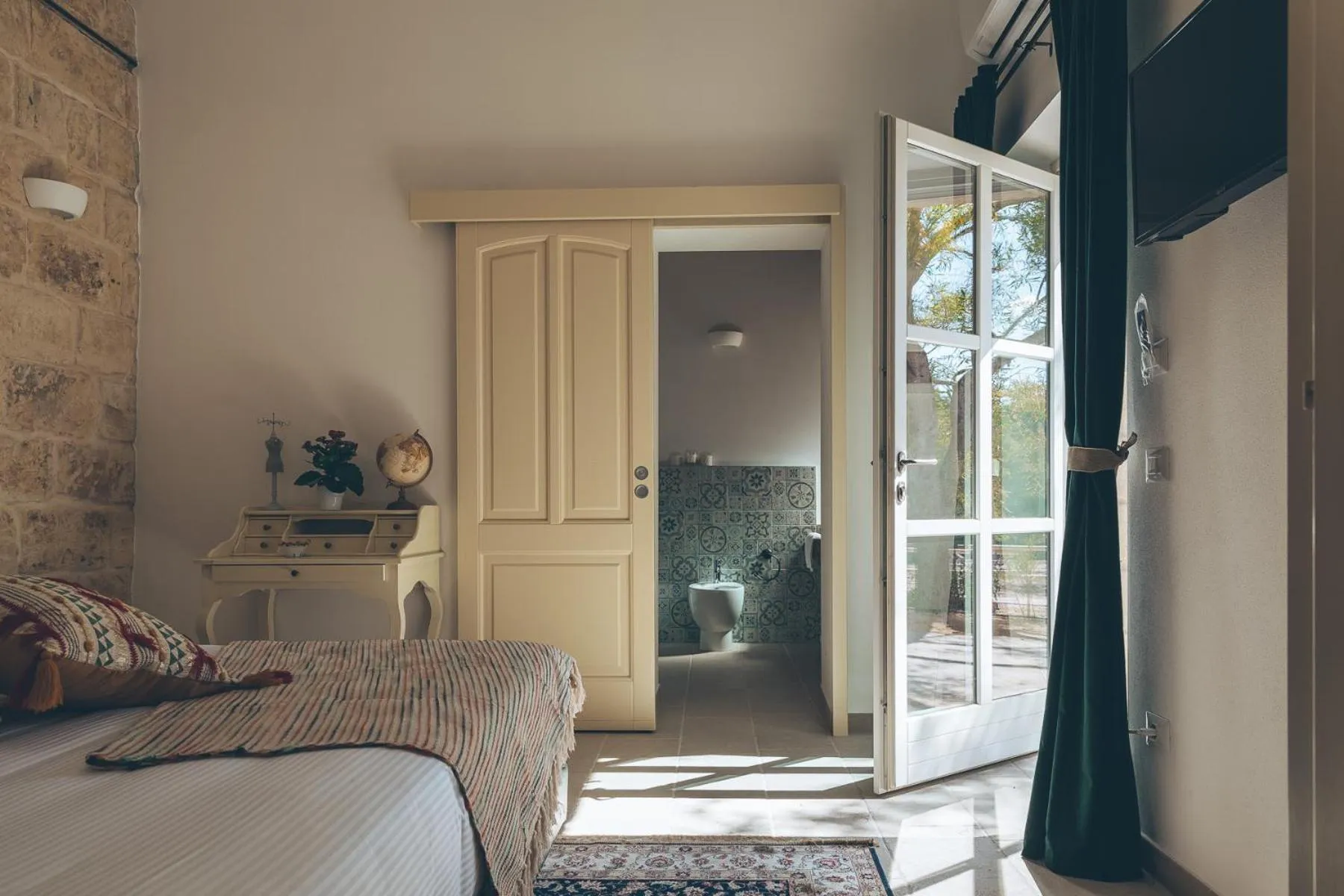 Bedroom, Bed in Antica Villa Colonica