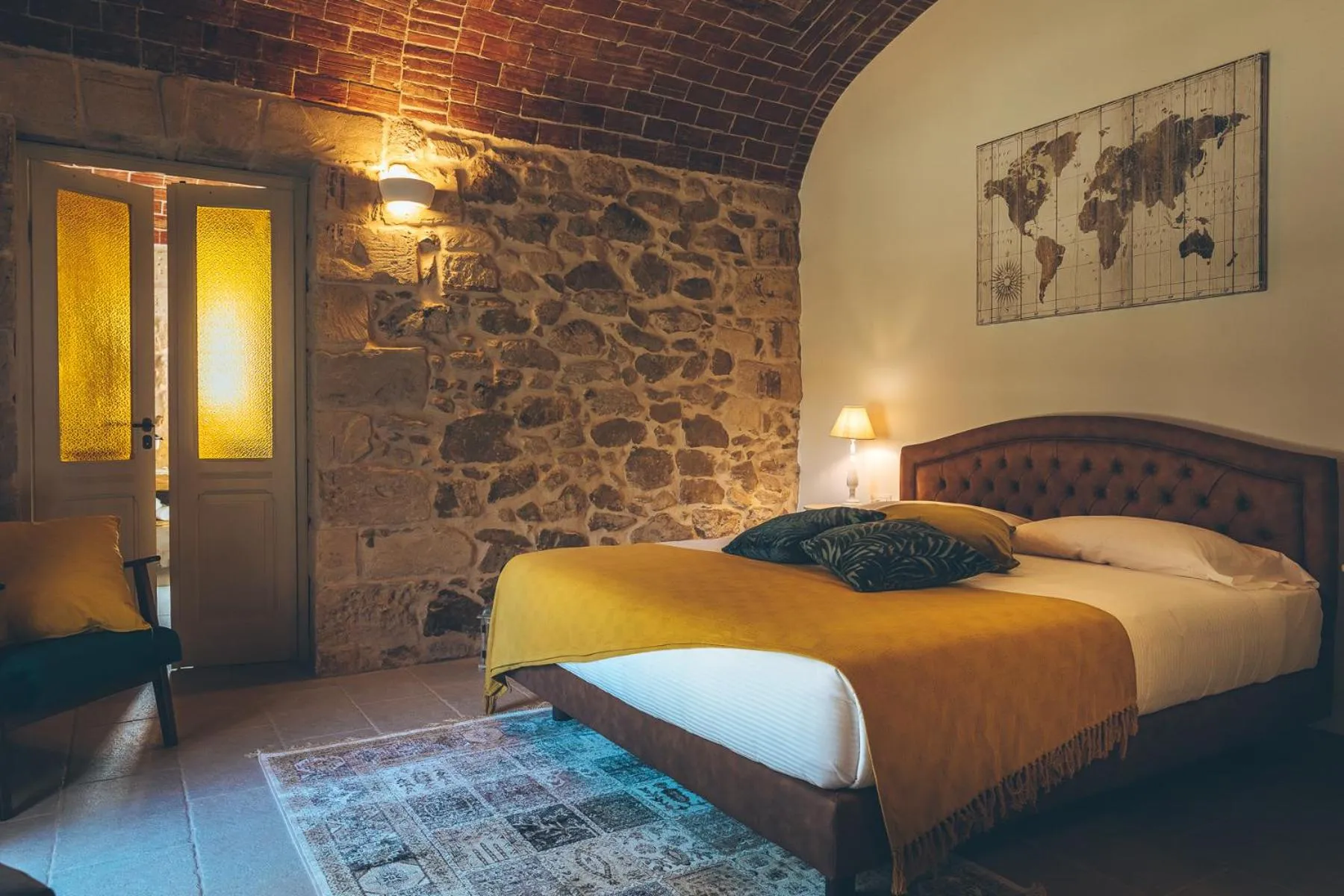 Bed in Antica Villa Colonica