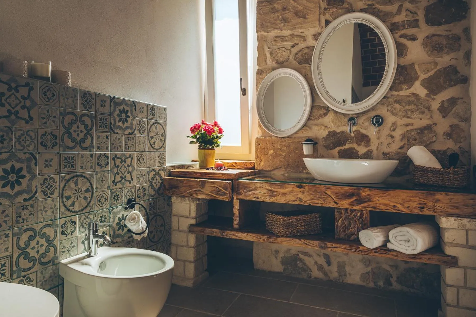 Bathroom in Antica Villa Colonica