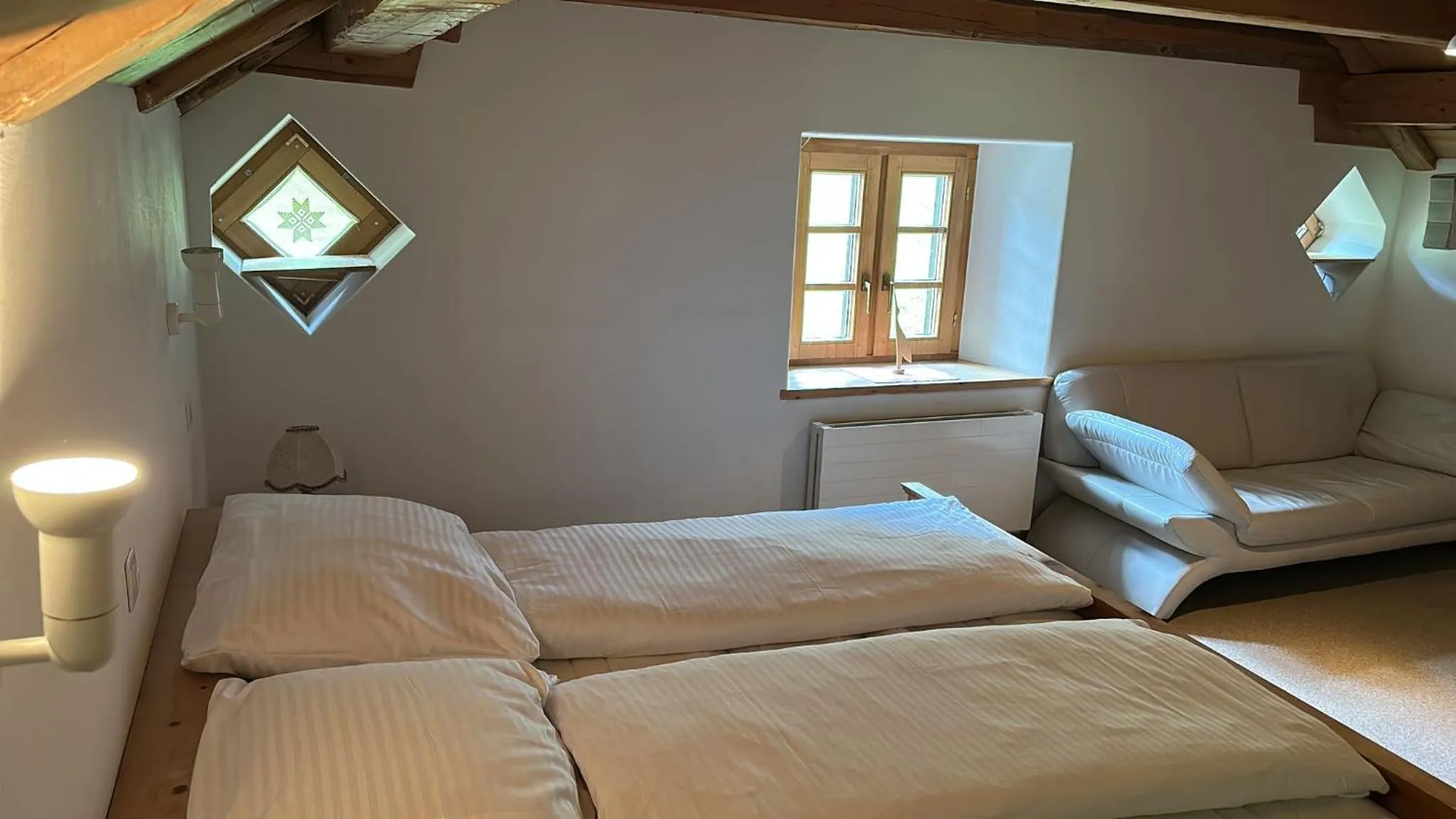 Bed in Hotel Tschuggen Davos