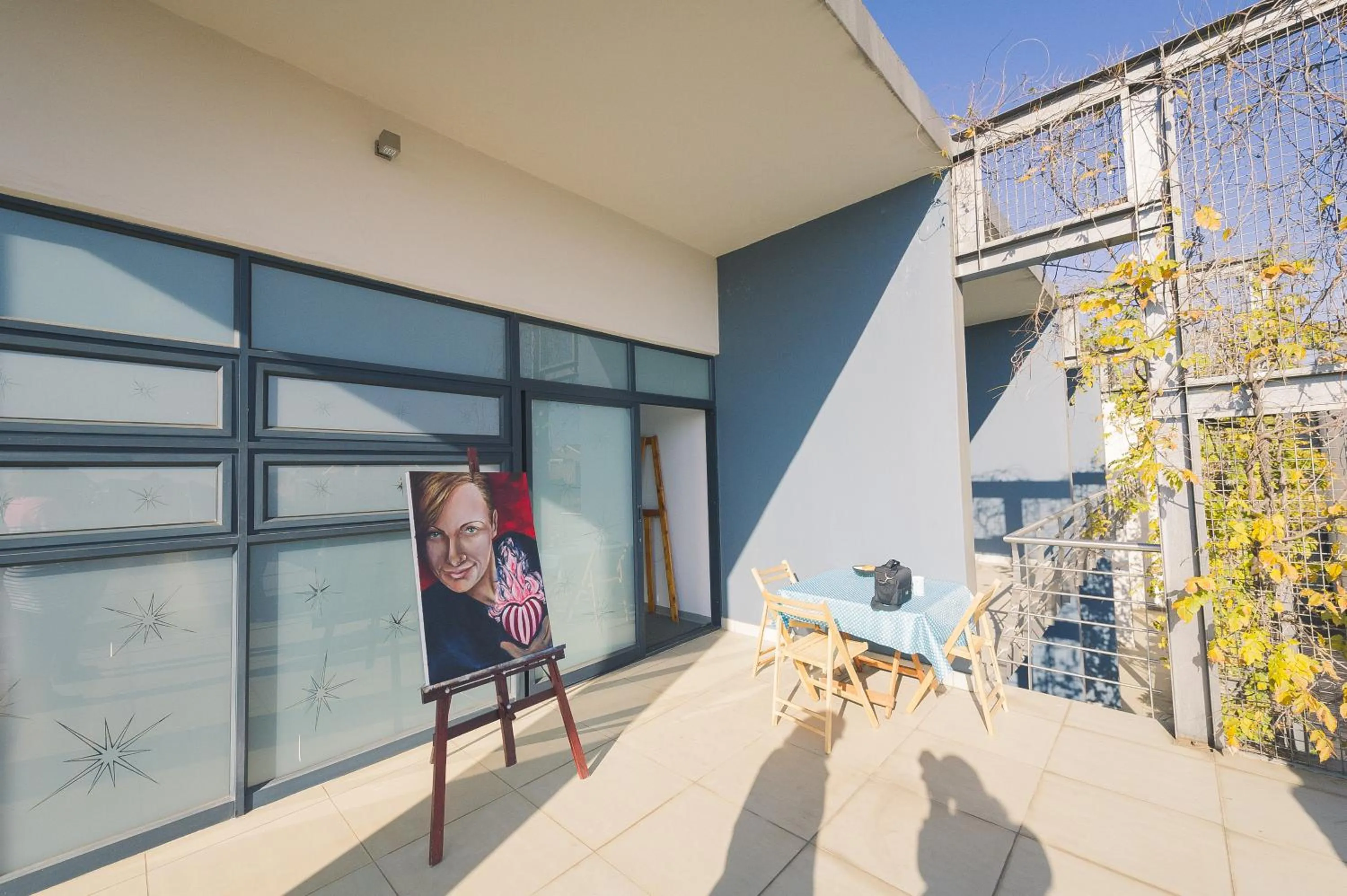 Patio in Blue Diamond Boutique Hotel