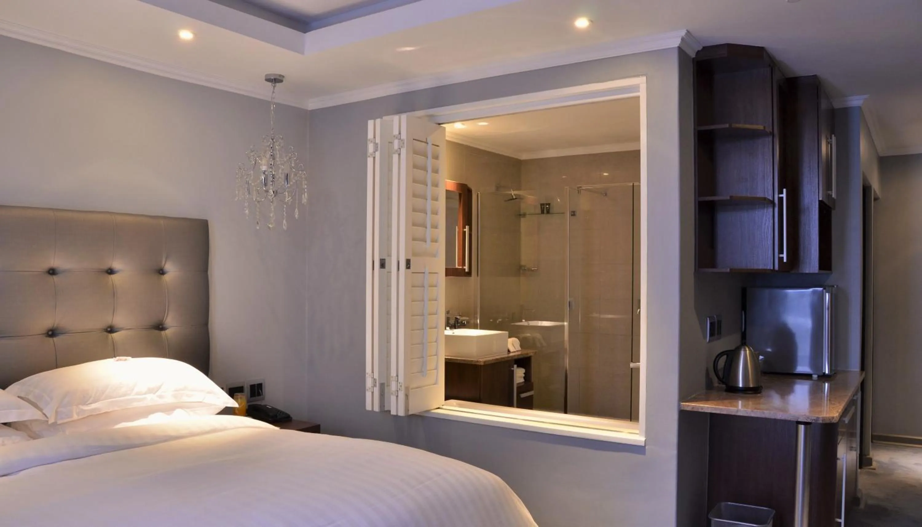 Bathroom, Bed in Blue Diamond Boutique Hotel