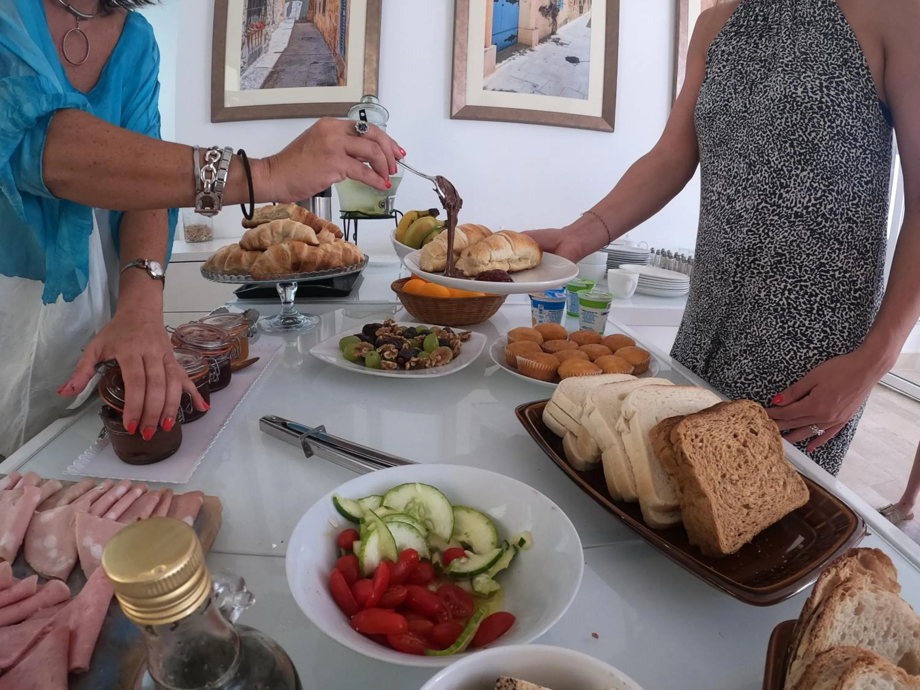 Buffet breakfast in The Maltese Sun
