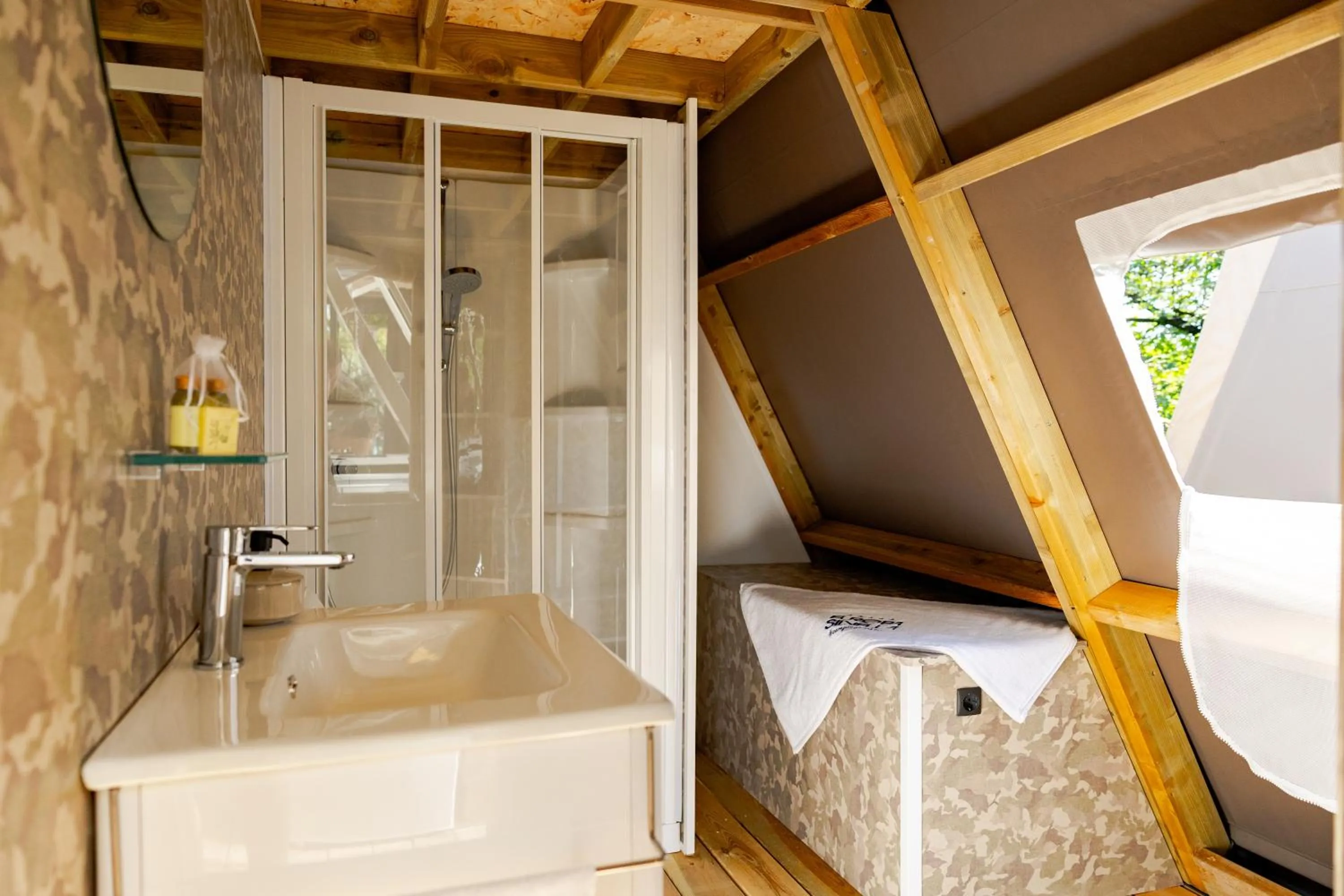 Shower in Campeggio Europa Silvella