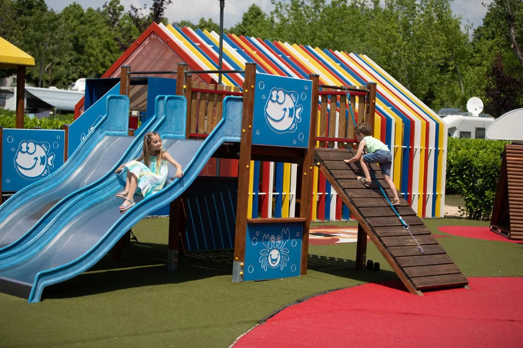 Children play ground in Campeggio Europa Silvella