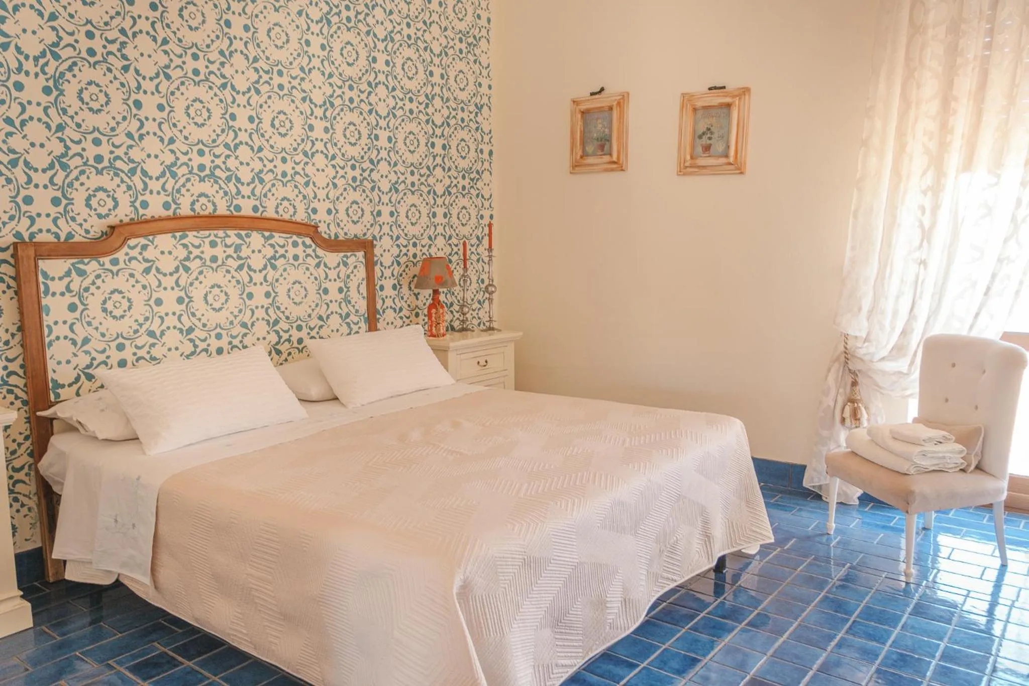 Bed in La casa nel borgo