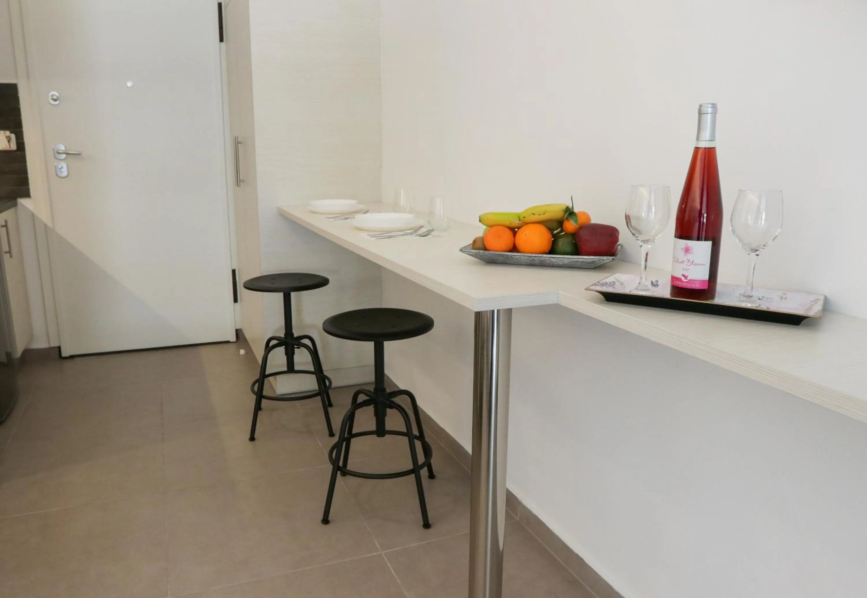 Dining area in V36 Suites