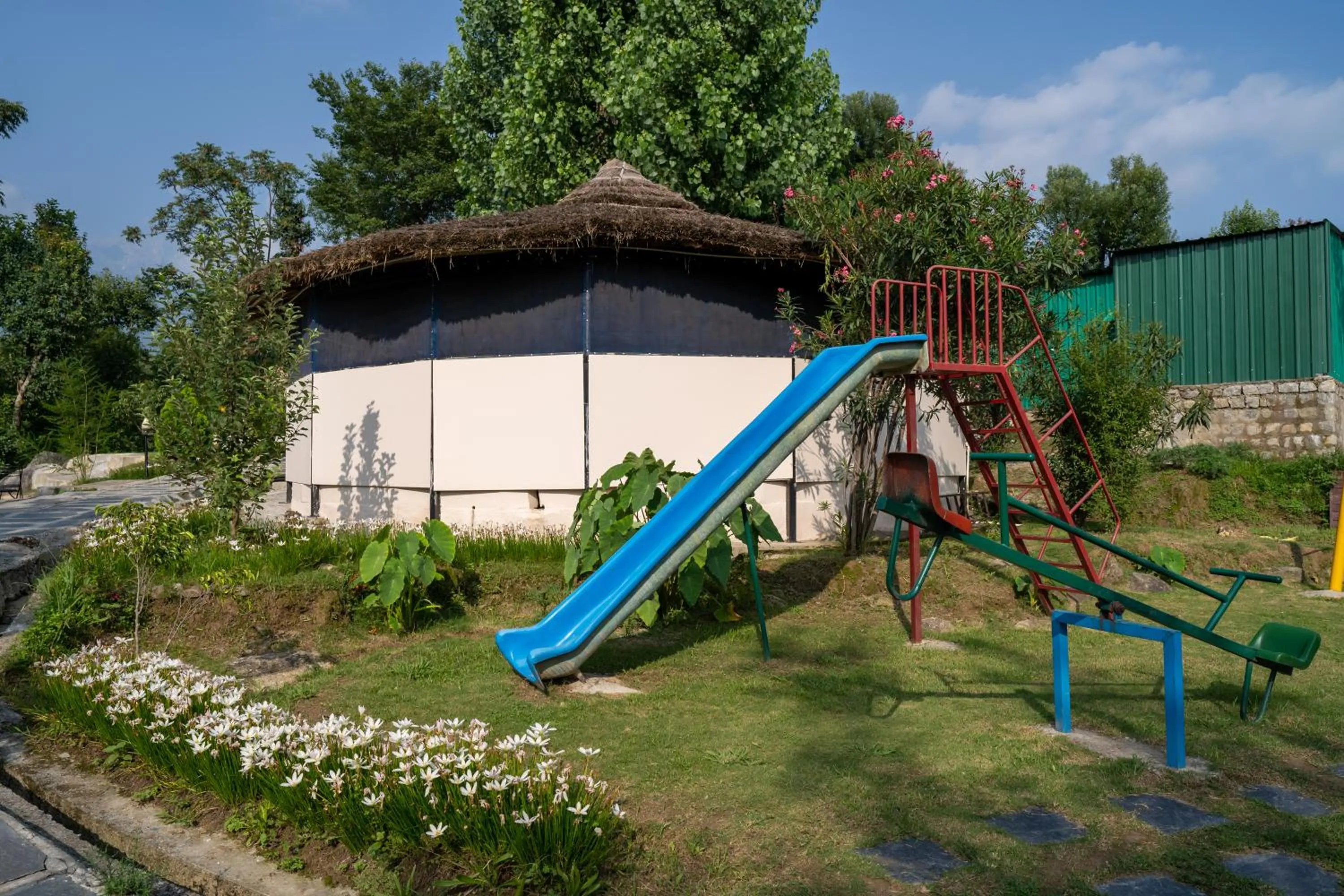 Children play ground in Dev Bhoomi Farms & Cottages