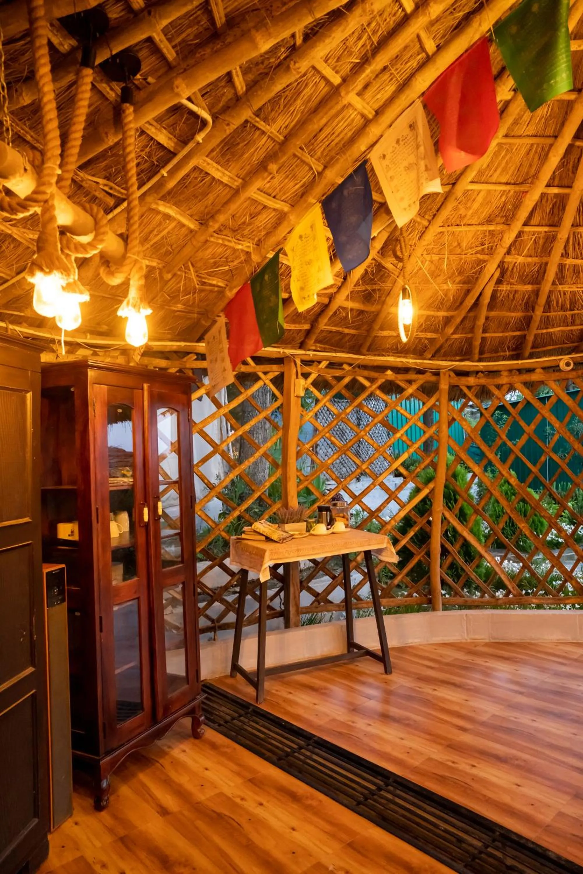 Lounge or bar in Dev Bhoomi Farms & Cottages