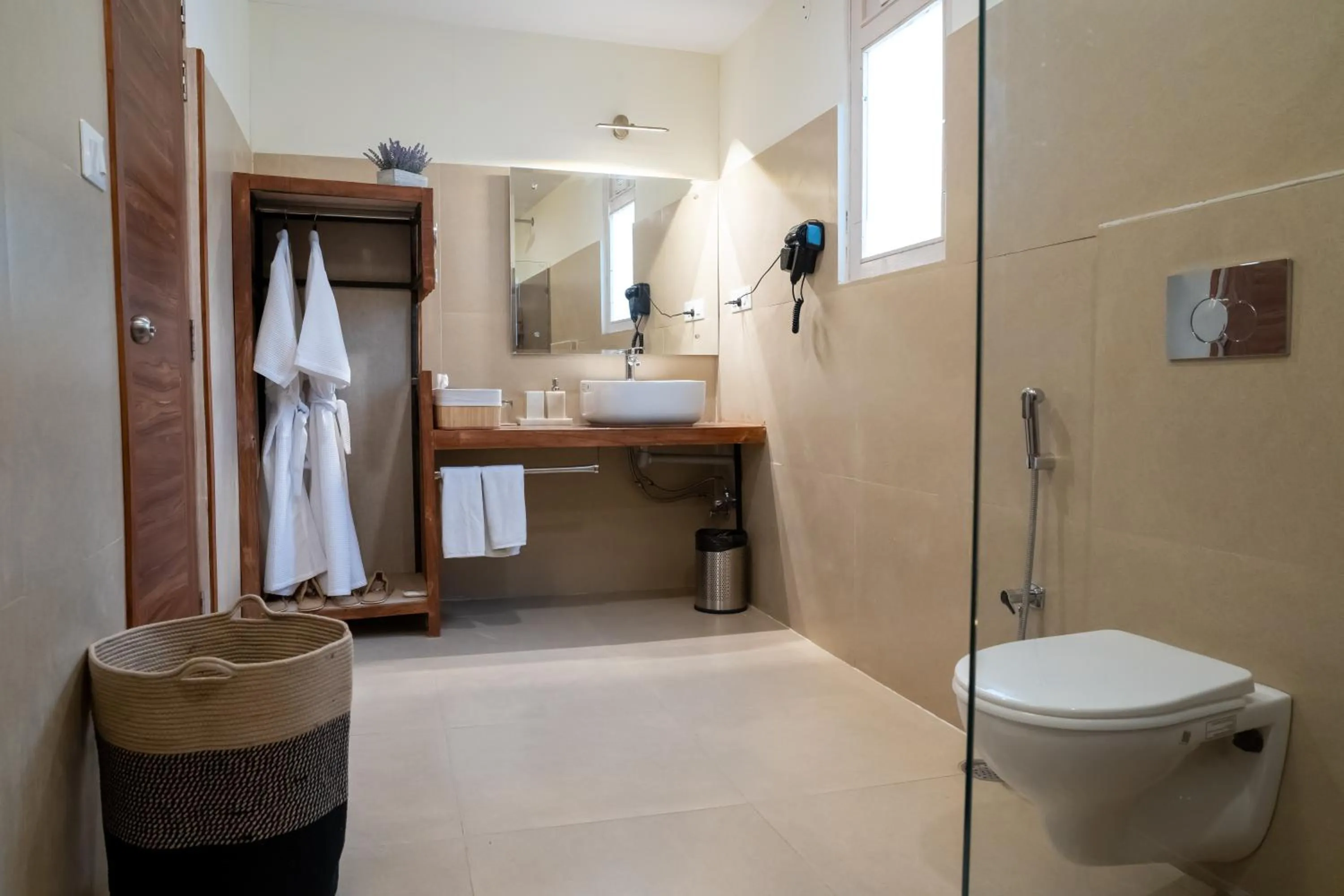 Bathroom in Dev Bhoomi Farms & Cottages