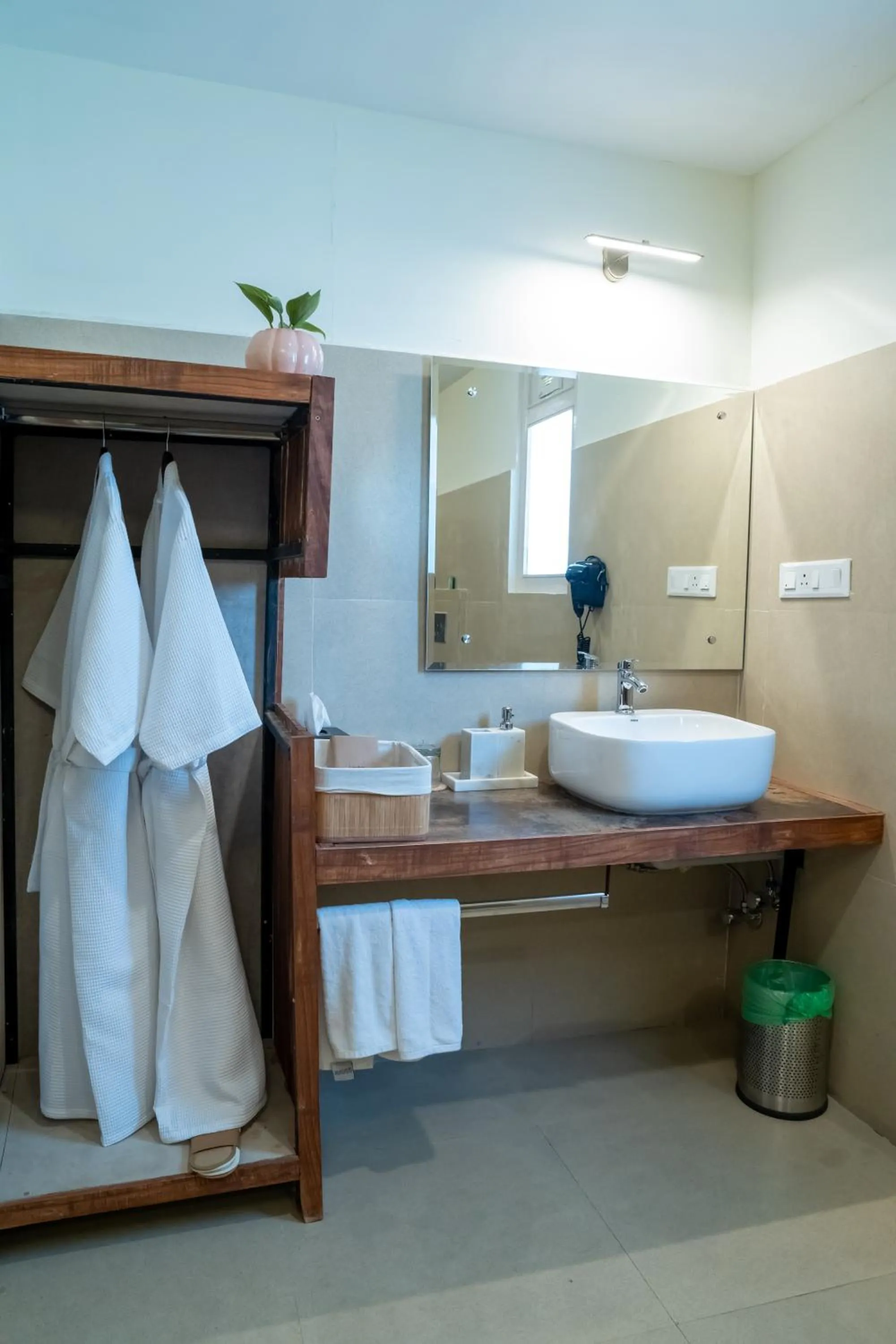 Bathroom, Bed in Dev Bhoomi Farms & Cottages