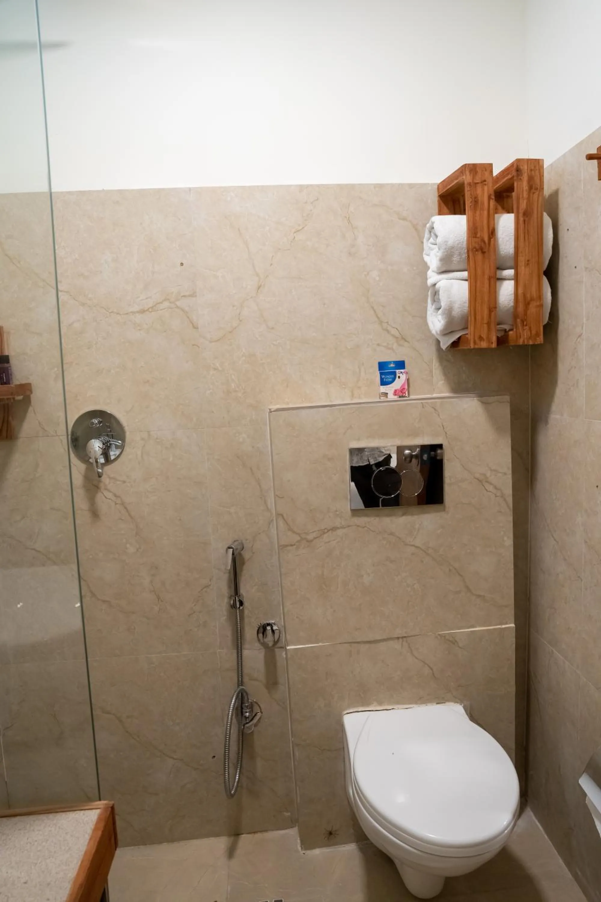 Bathroom in Dev Bhoomi Farms & Cottages