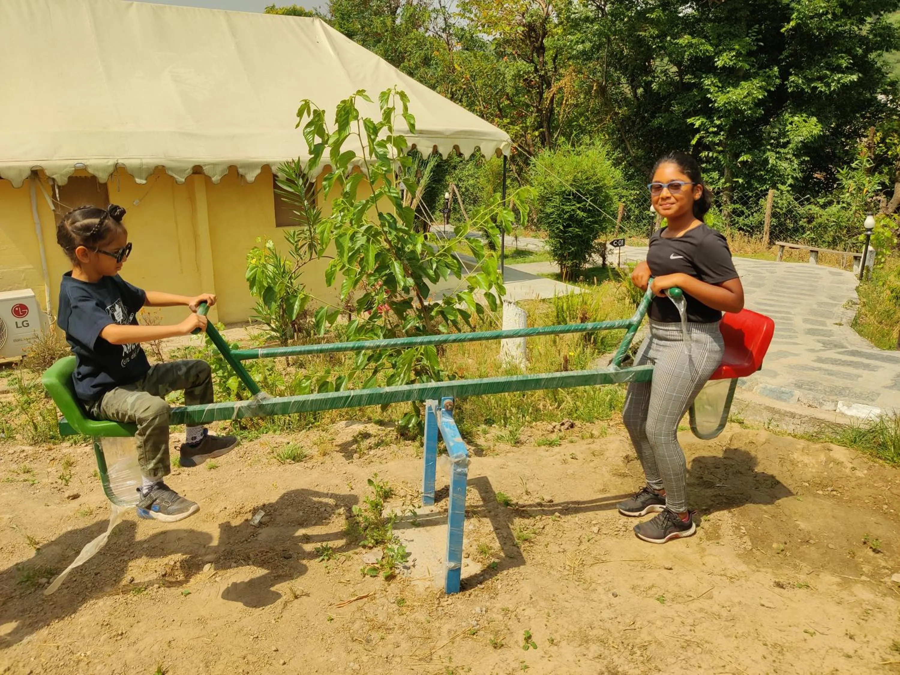 Children play ground in Dev Bhoomi Farms & Cottages