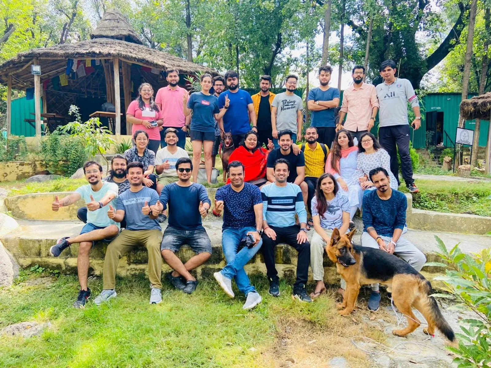 group of guests in Dev Bhoomi Farms & Cottages