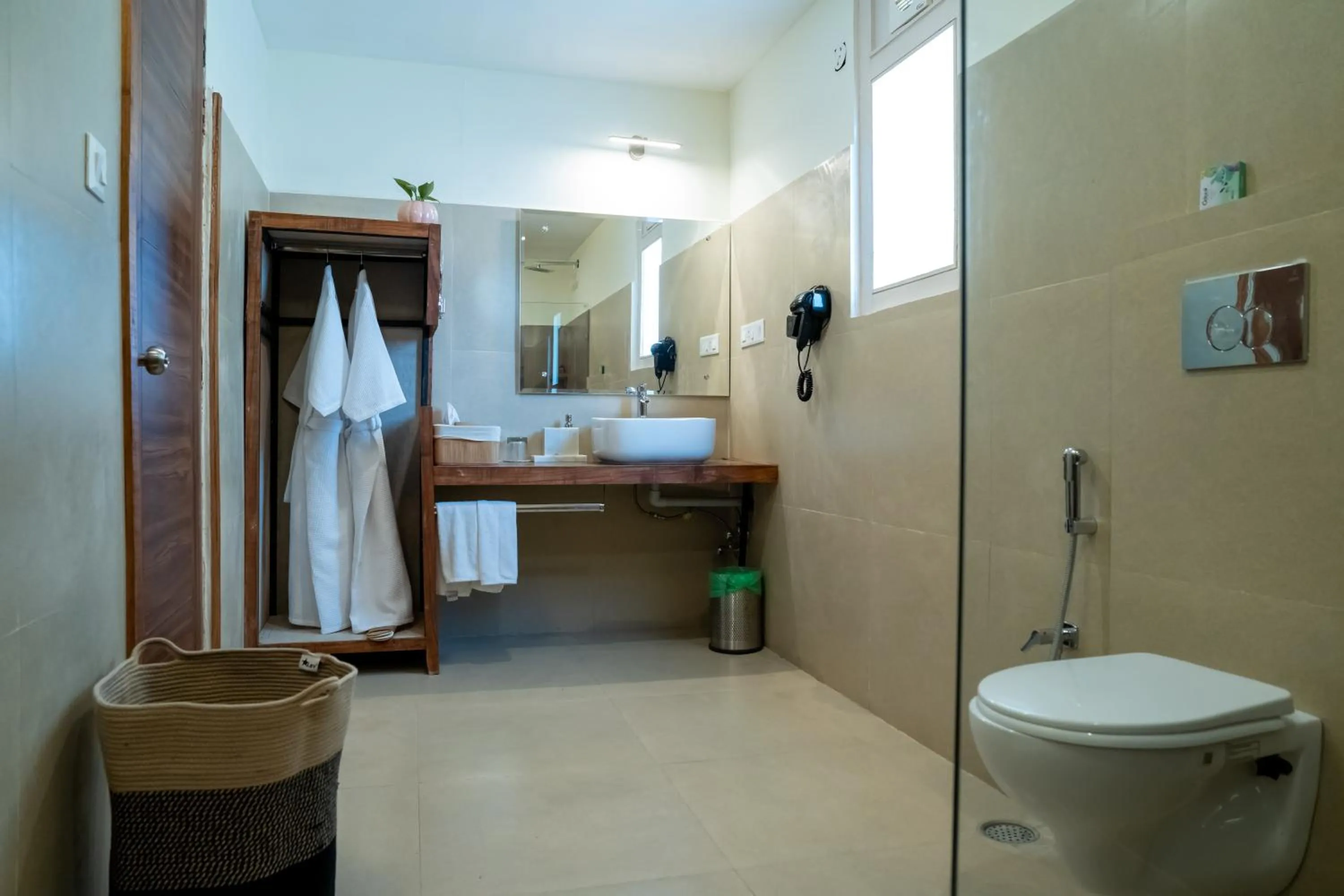 Bathroom in Dev Bhoomi Farms & Cottages