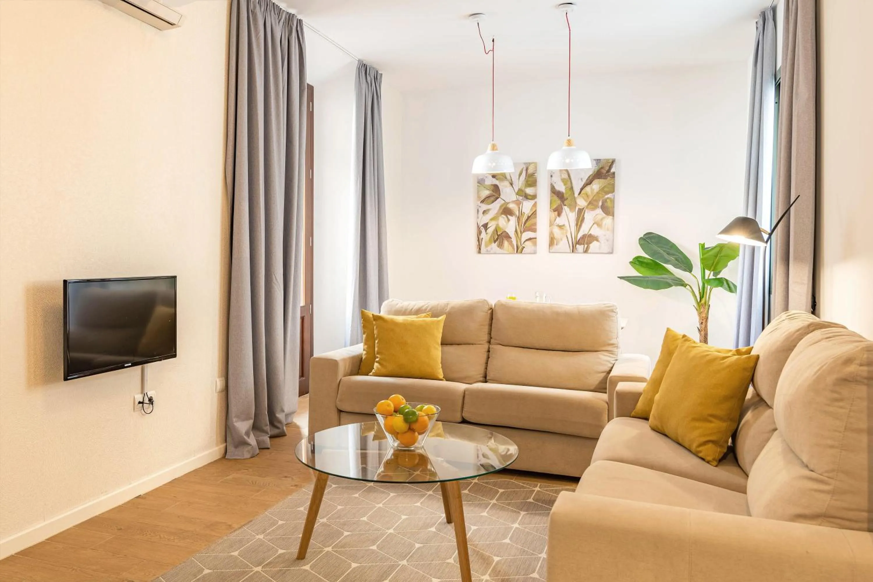 Living room in Feelathome Merced Apartments