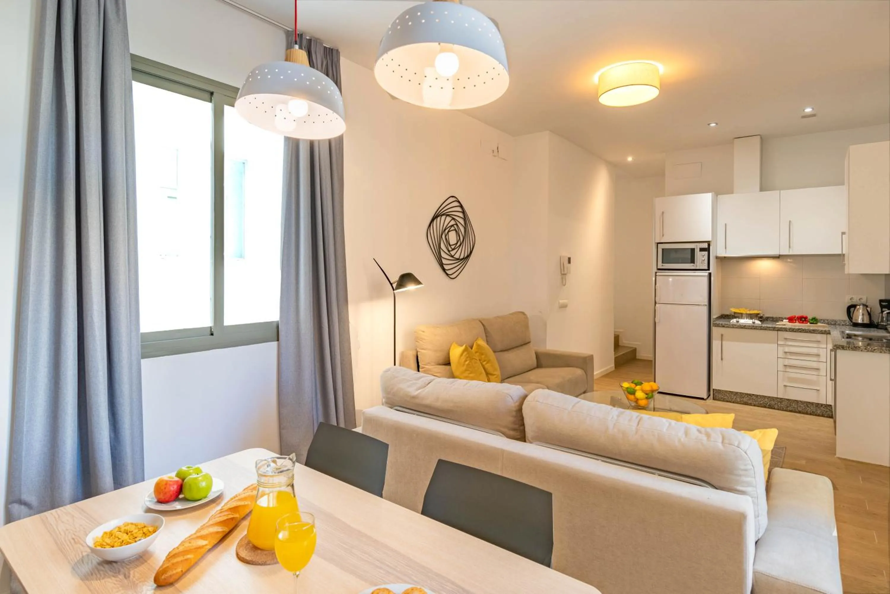 Living room in Feelathome Merced Apartments