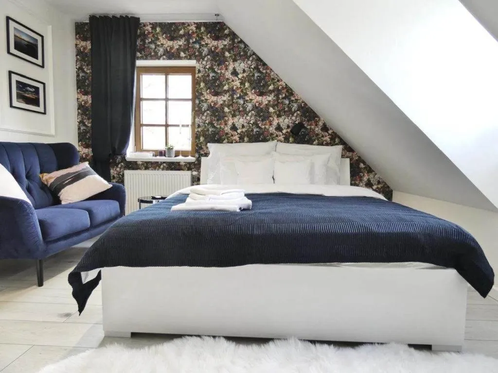 Bed in Euforia Apartamenty