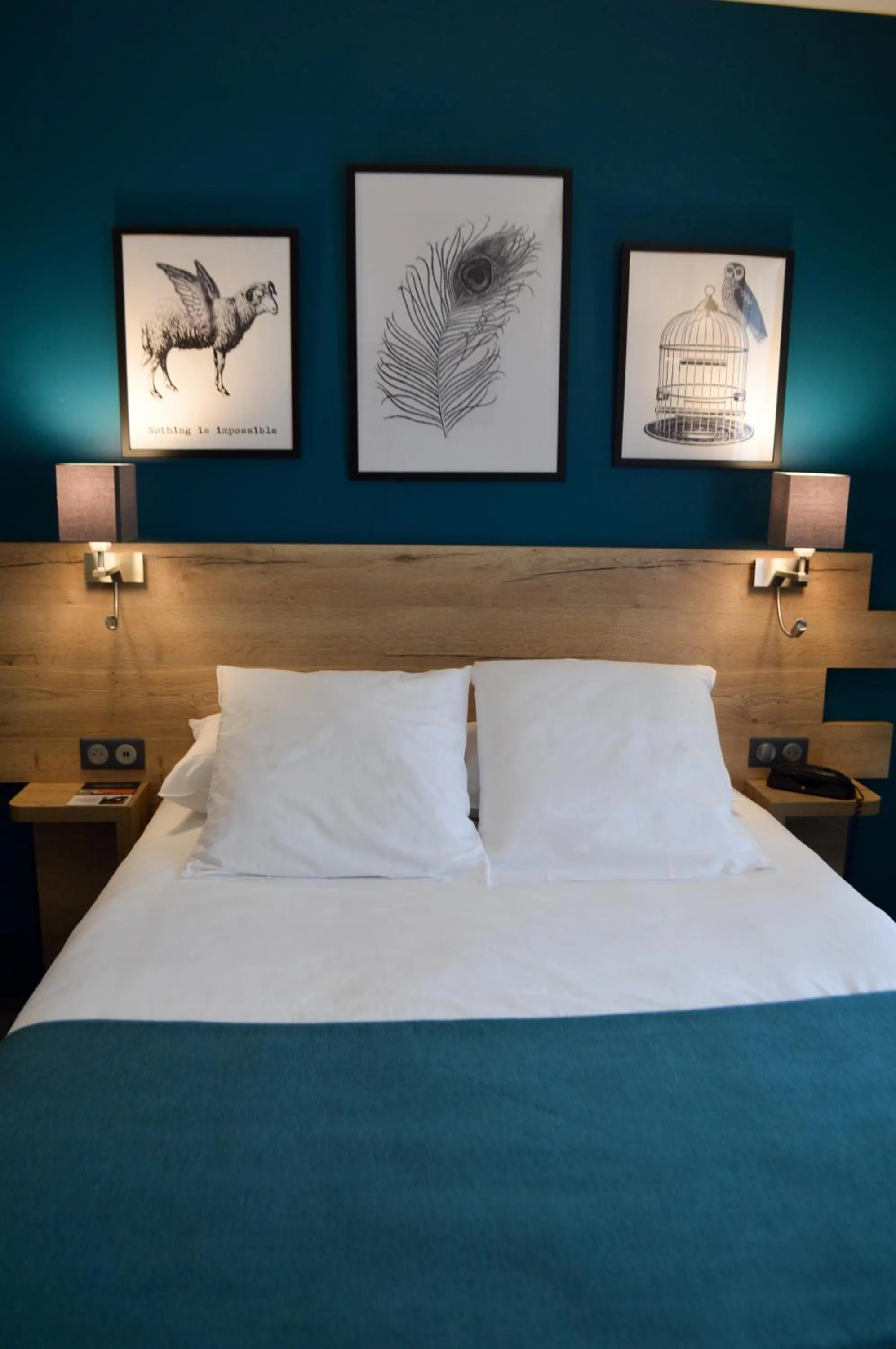 Bed in The Originals City, Ax Hotel, La Châtaigneraie