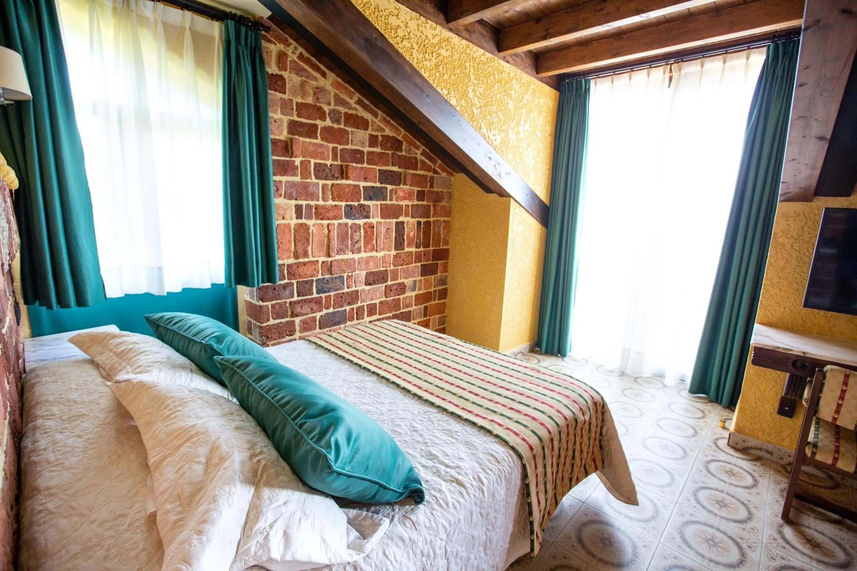 Bed in Hotel Cerro La Nina