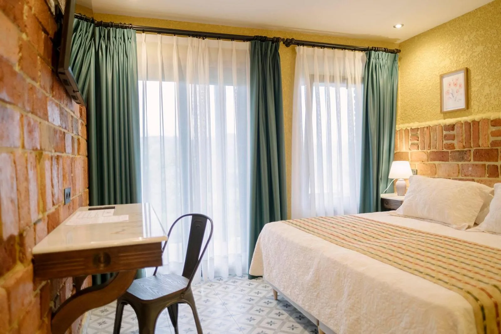 Bed in Hotel Cerro La Nina