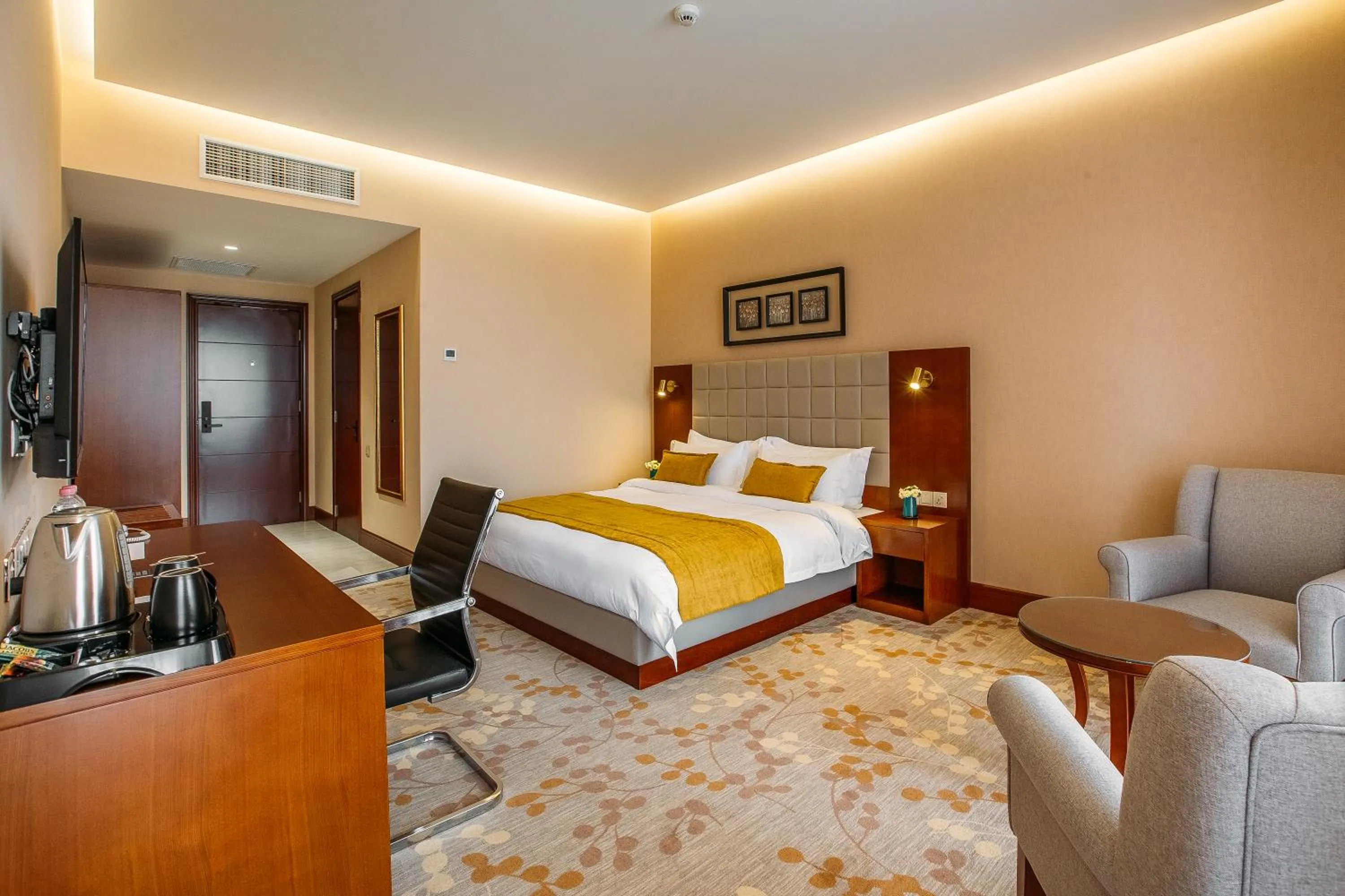 Bed in Horizont Hotel Tbilisi