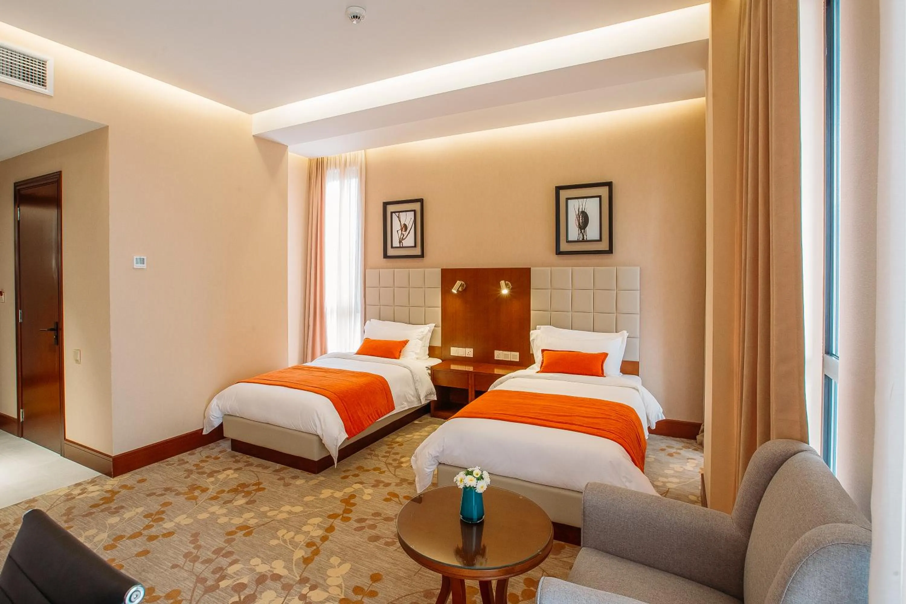 Bed in Horizont Hotel Tbilisi