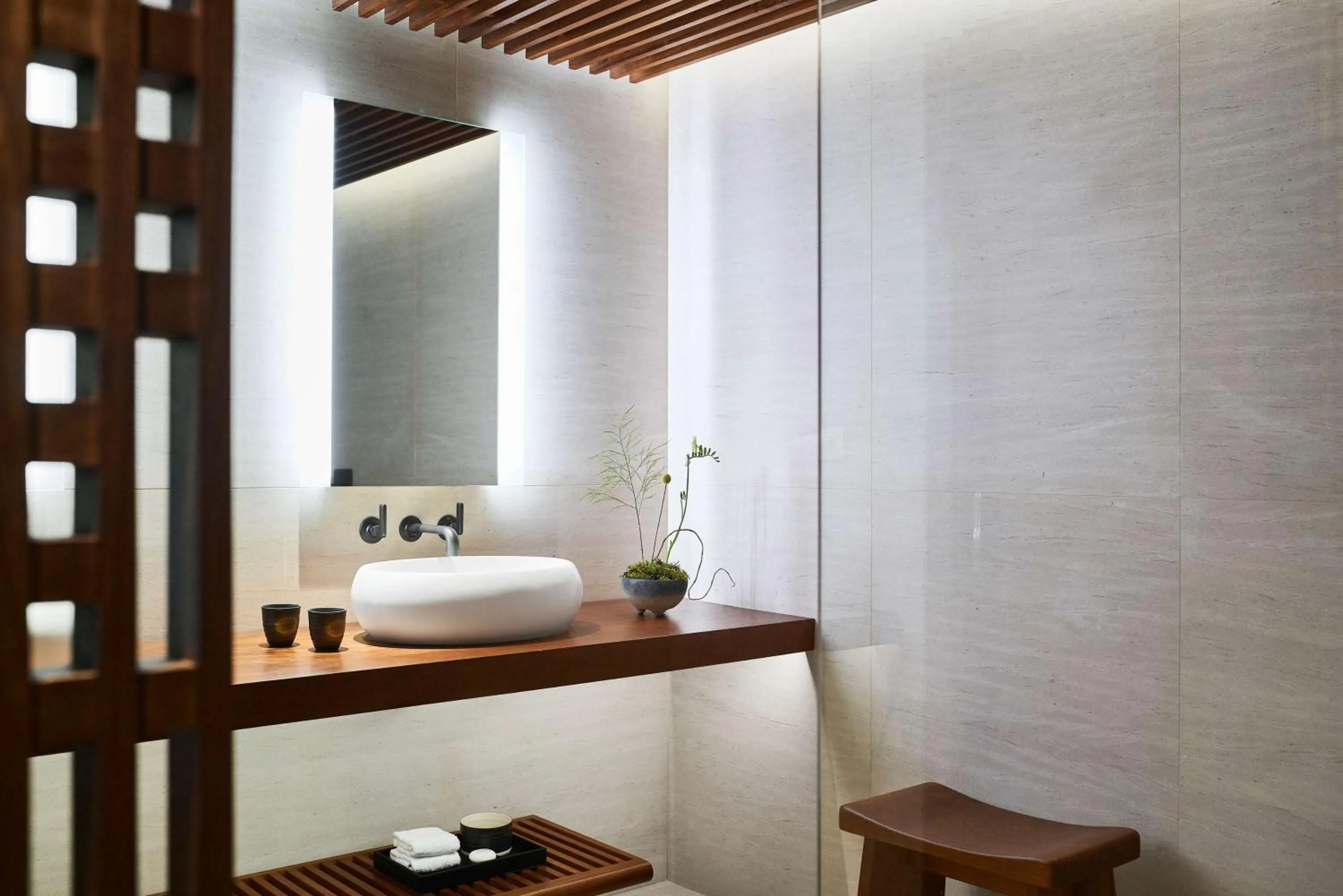 Bathroom in Nobu Hotel Barcelona