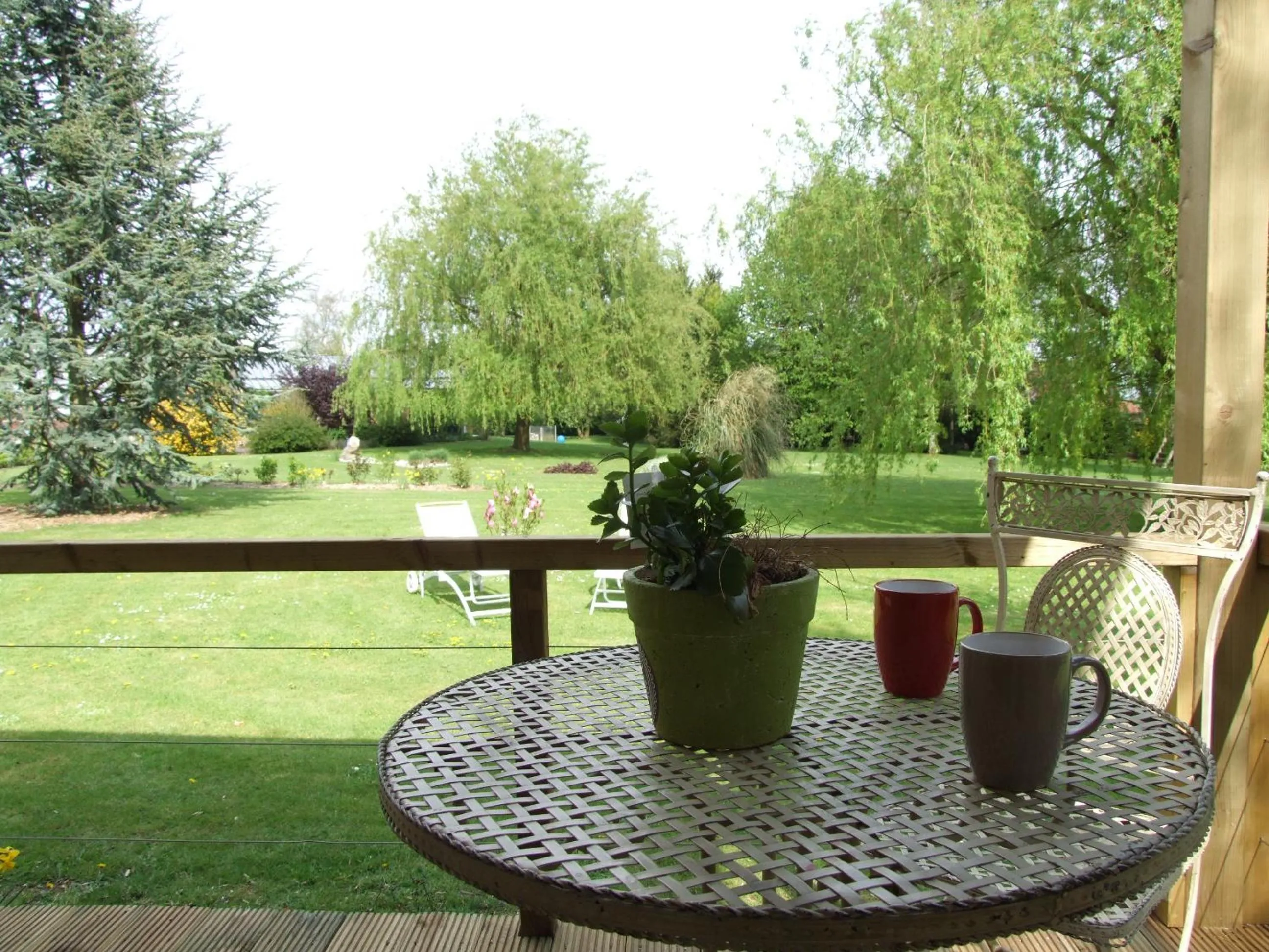 Garden view in Le Clos du Clocher