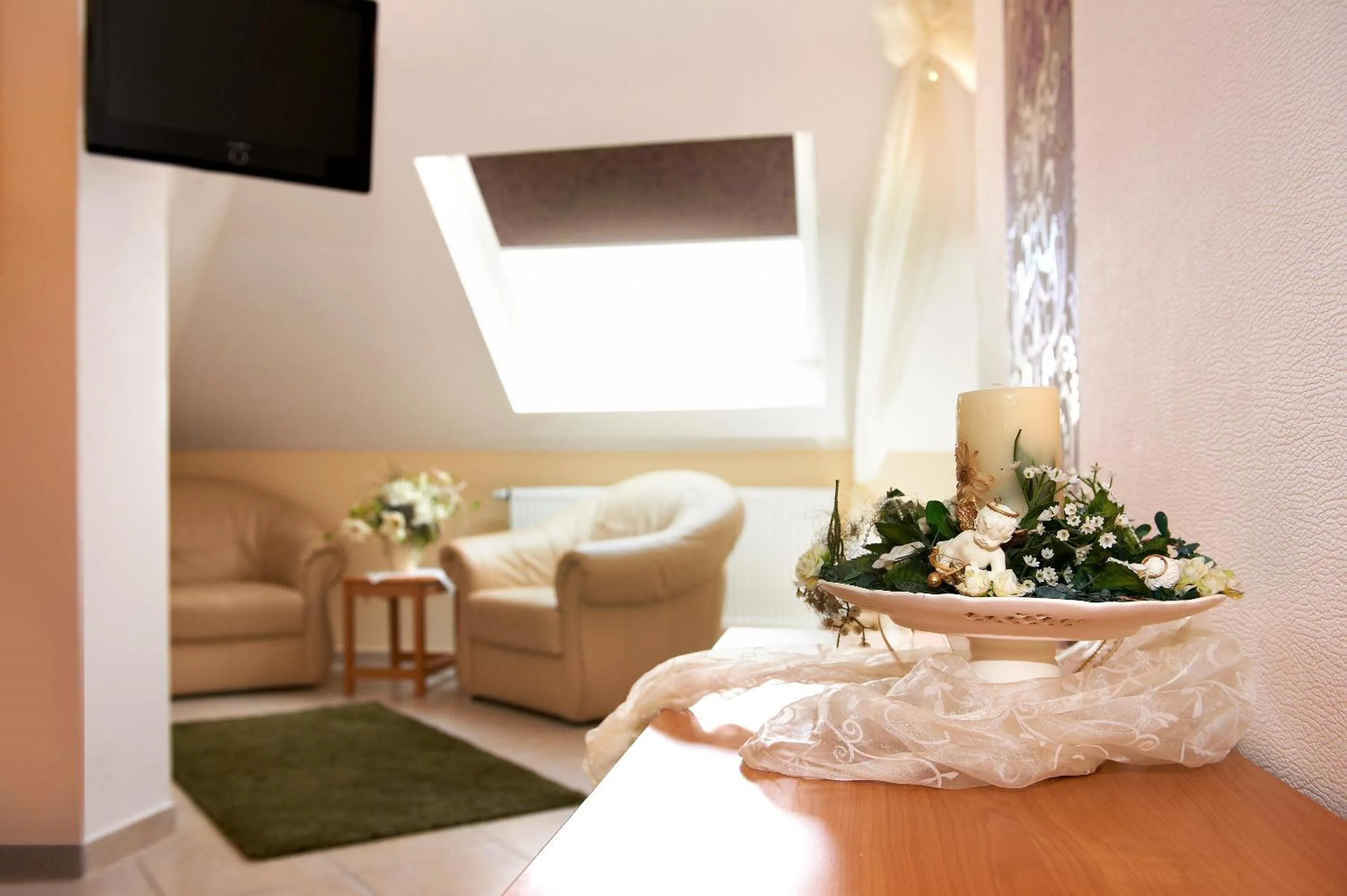 Seating area in Hotel Wendelstein