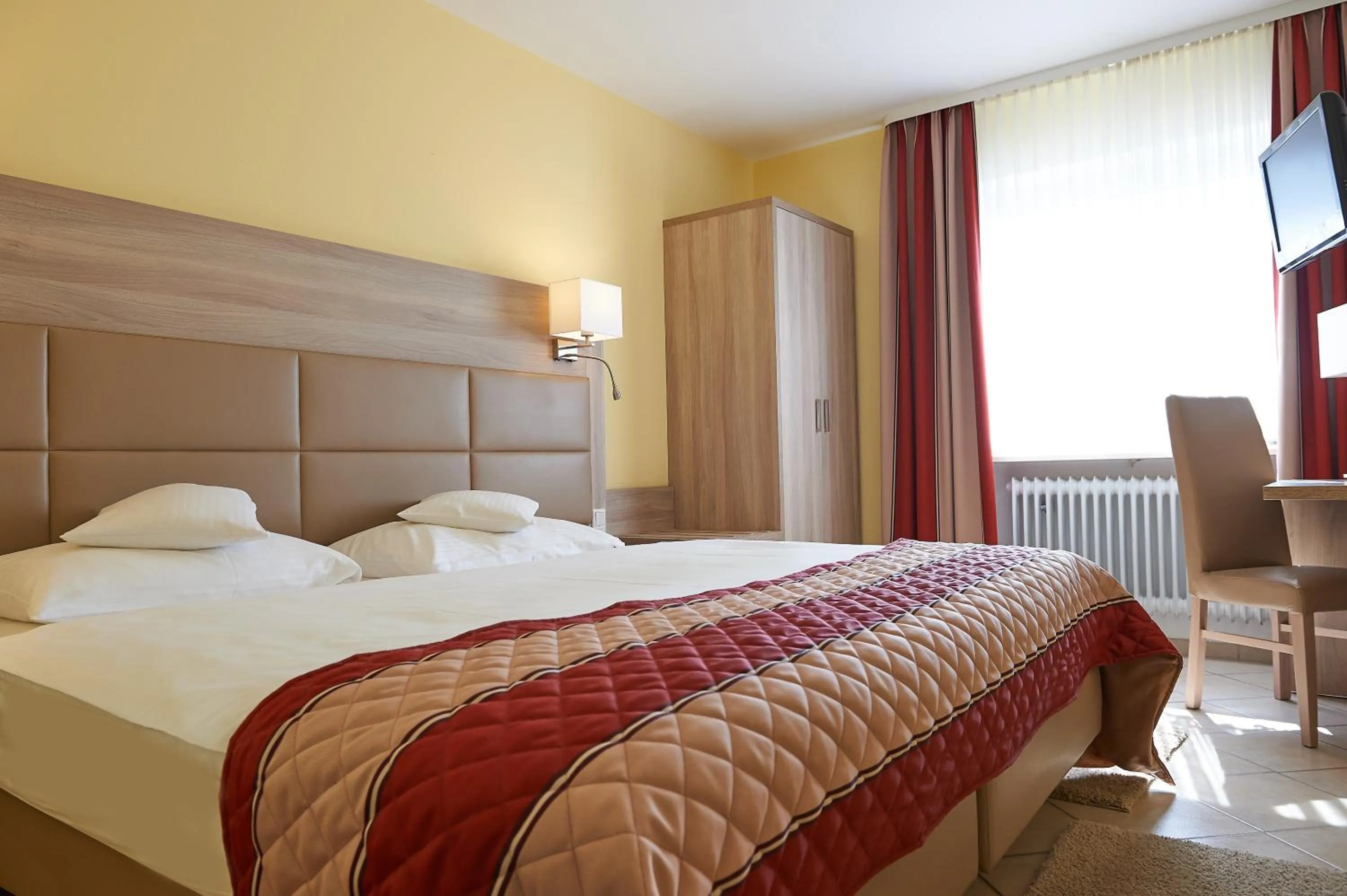 Bed in Hotel Wendelstein