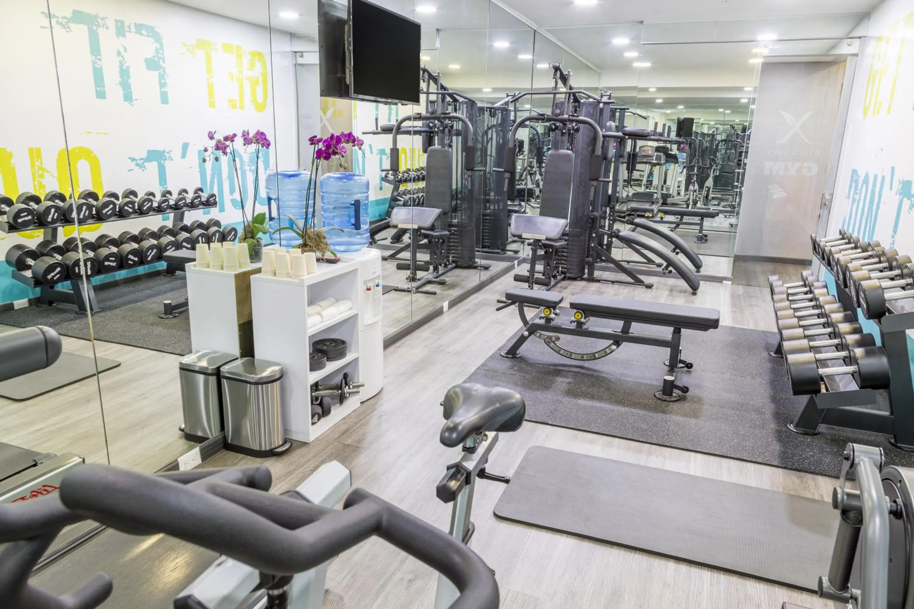 Fitness centre/facilities in GHL Bioxury Hotel