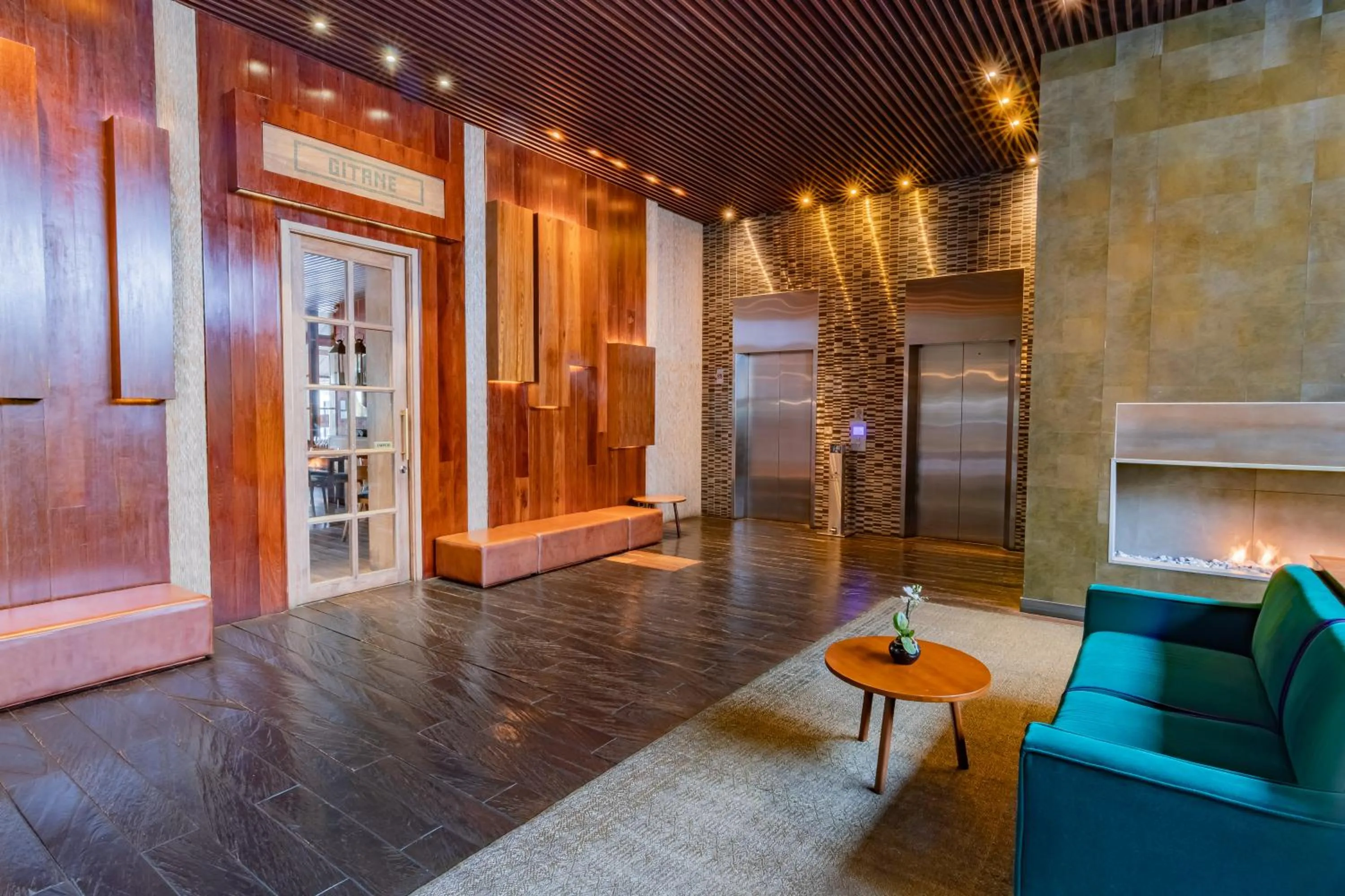 Seating area in GHL Bioxury Hotel