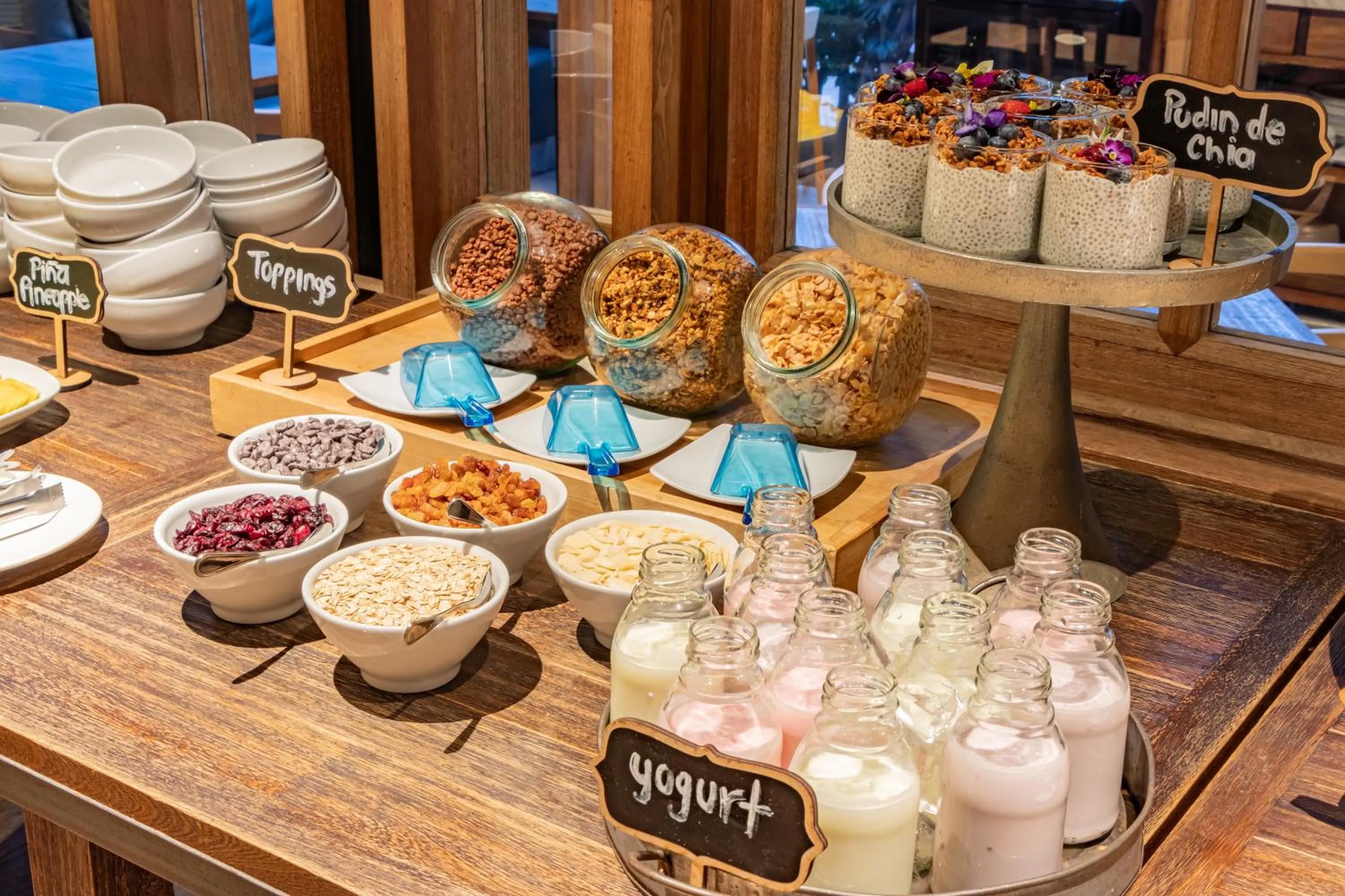 Buffet breakfast in GHL Bioxury Hotel