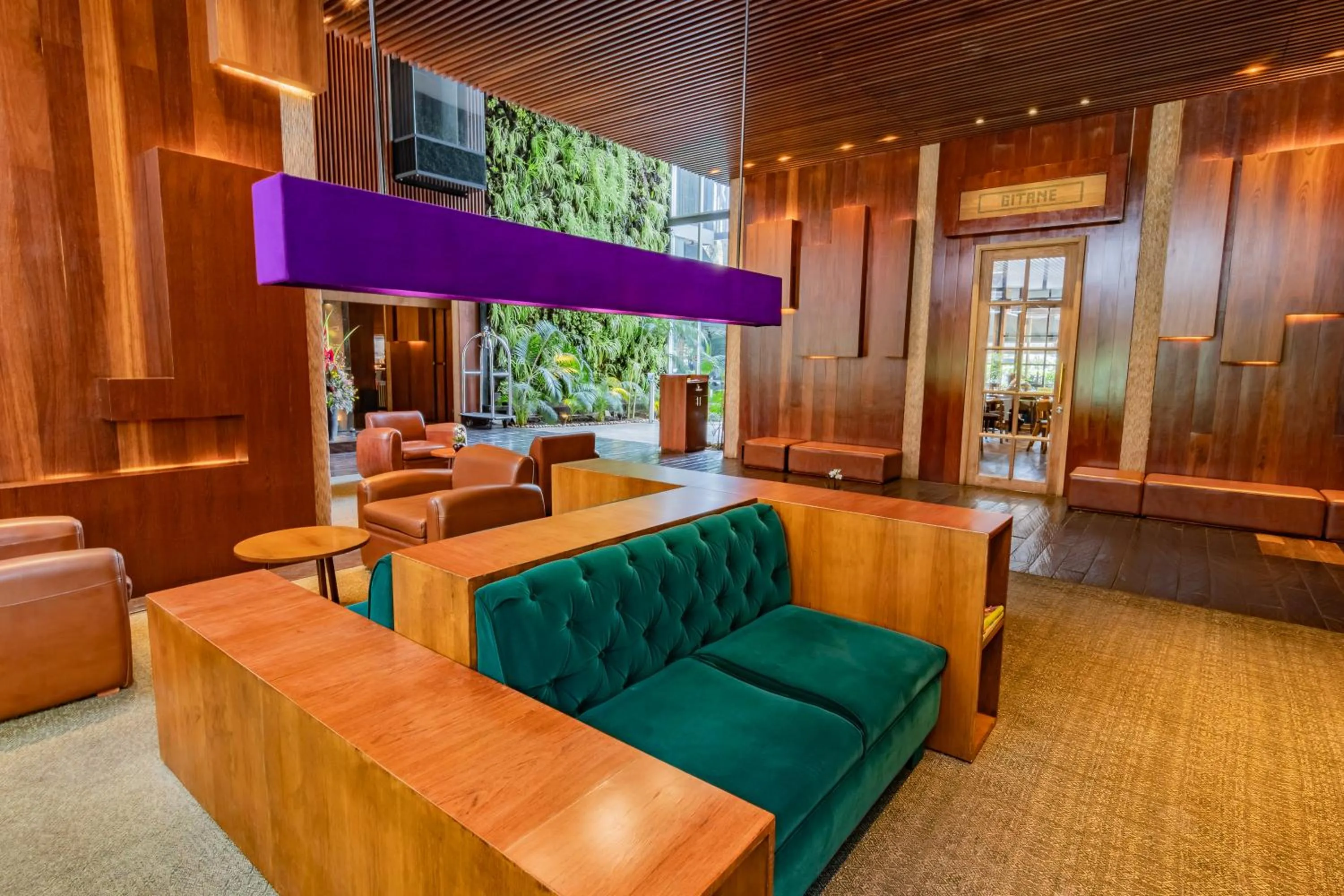 Seating area in GHL Bioxury Hotel