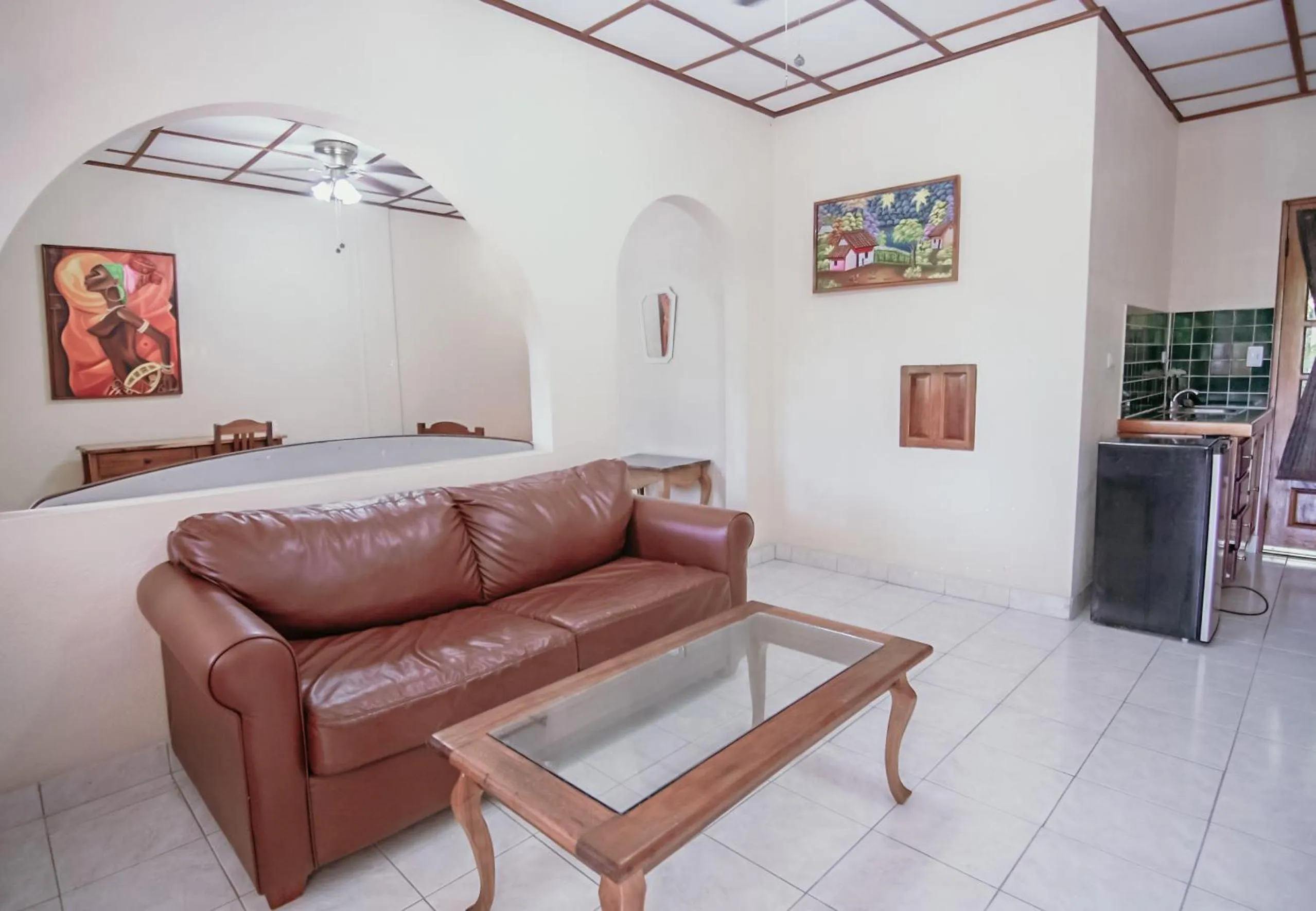 Living room in Hotel Tres Banderas