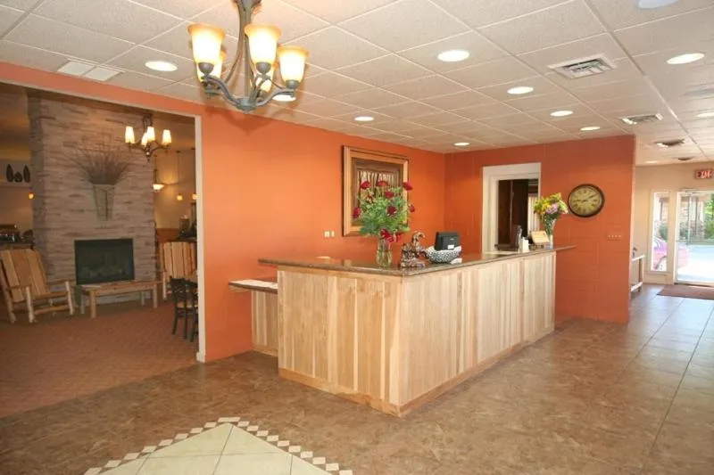 Lobby or reception in Trails End Motel Sheridan