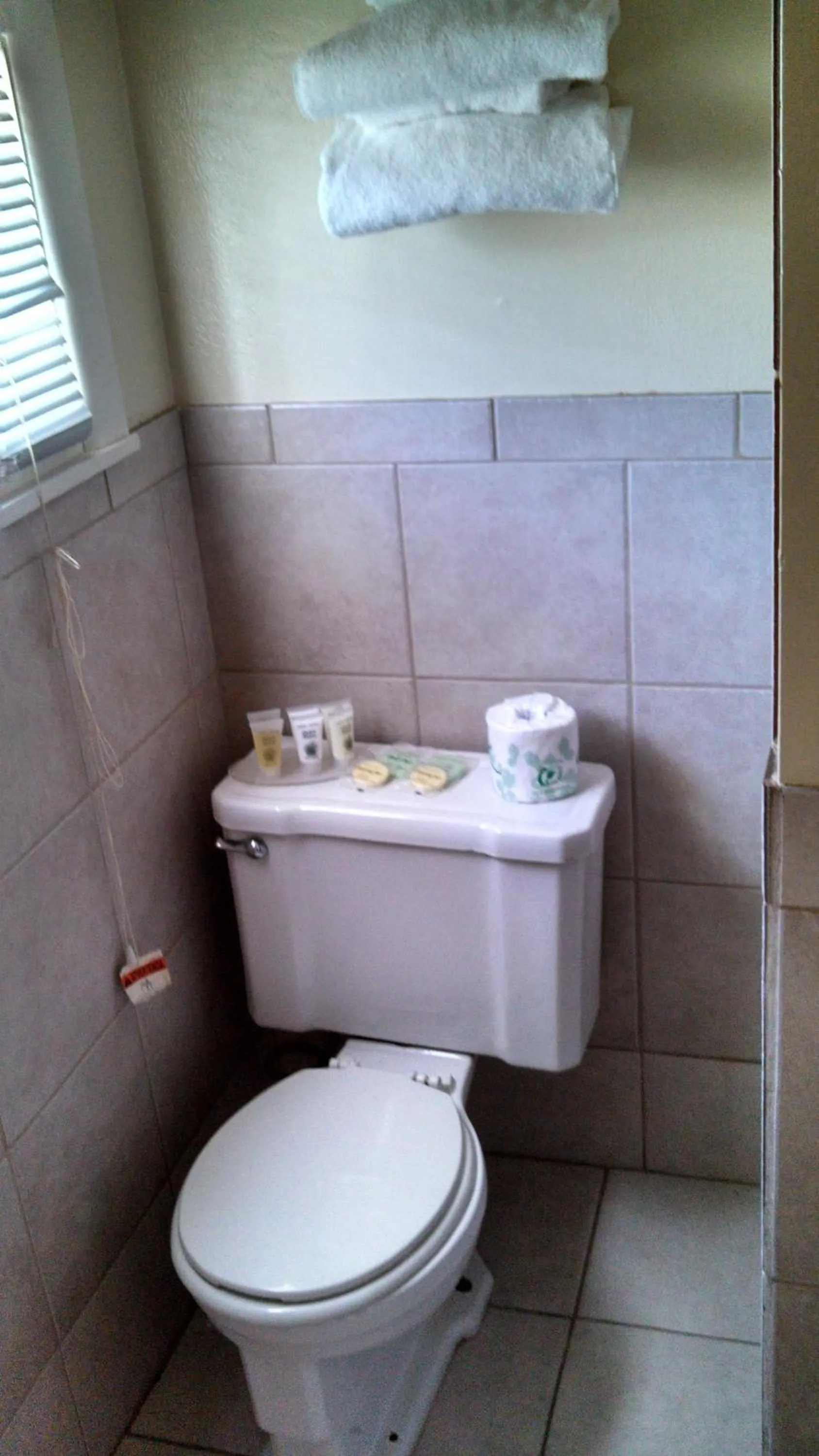 Toilet in Trails End Motel Sheridan