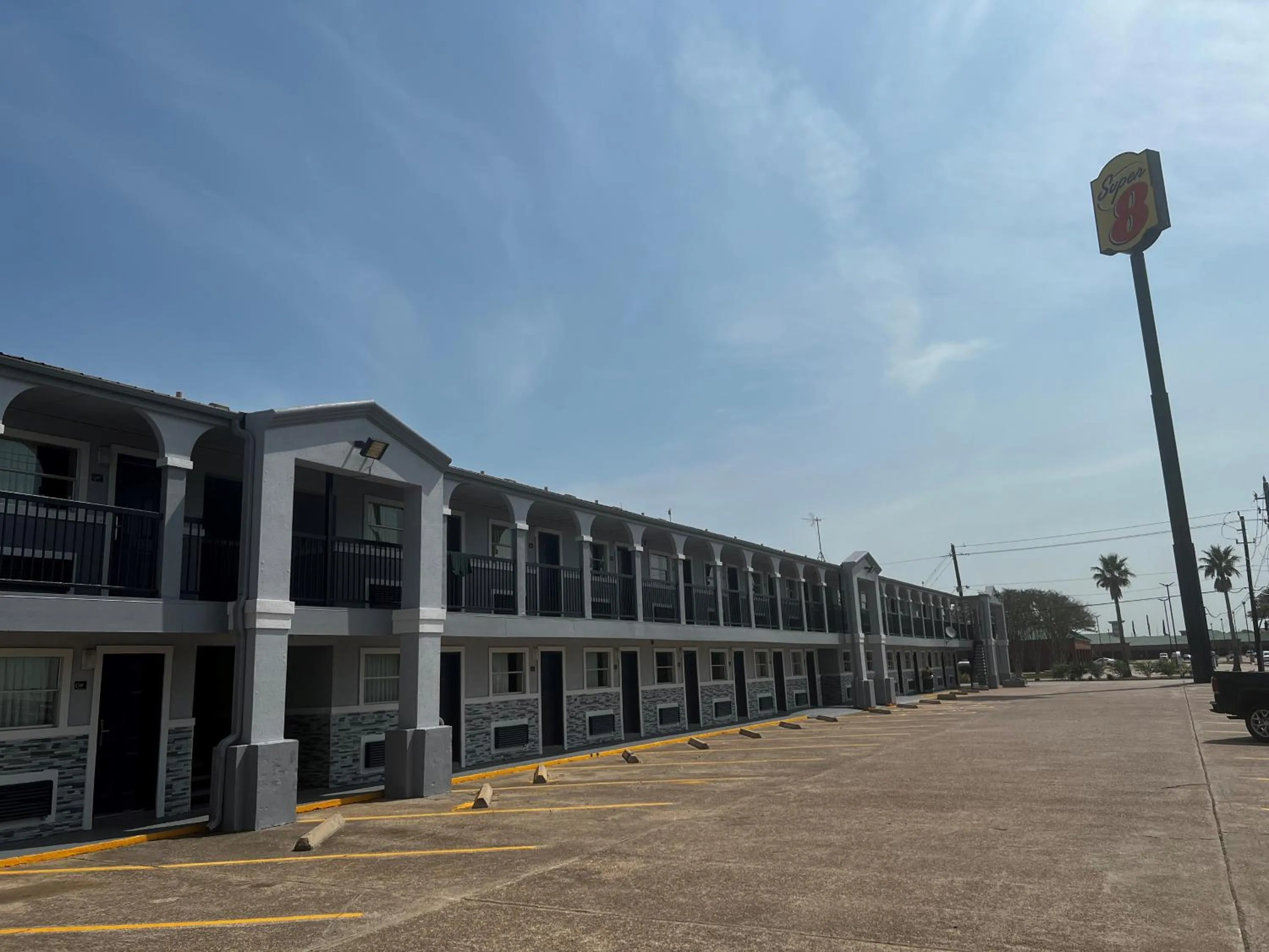 Property building in Super 8 by Wyndham La Marque TX/Texas City Area