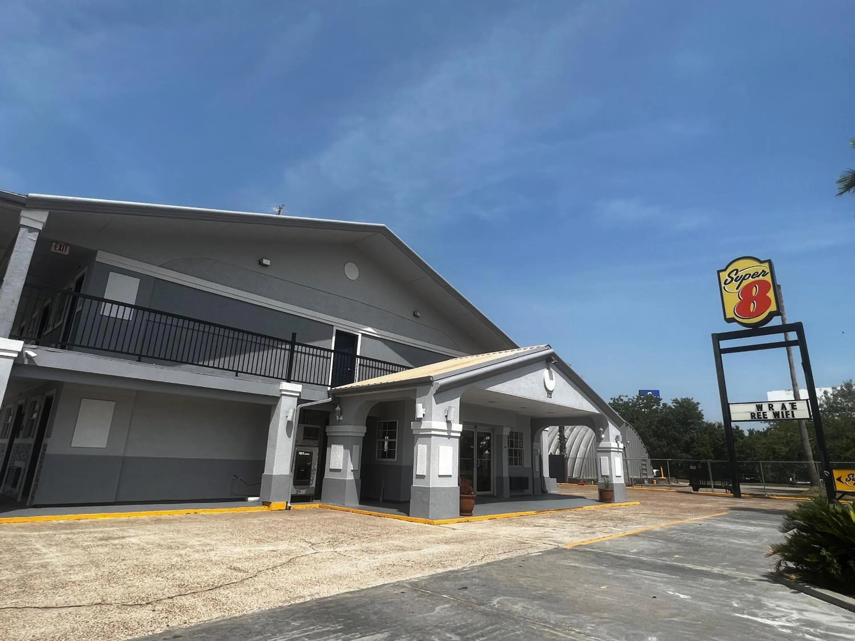 Property building in Super 8 by Wyndham La Marque TX/Texas City Area