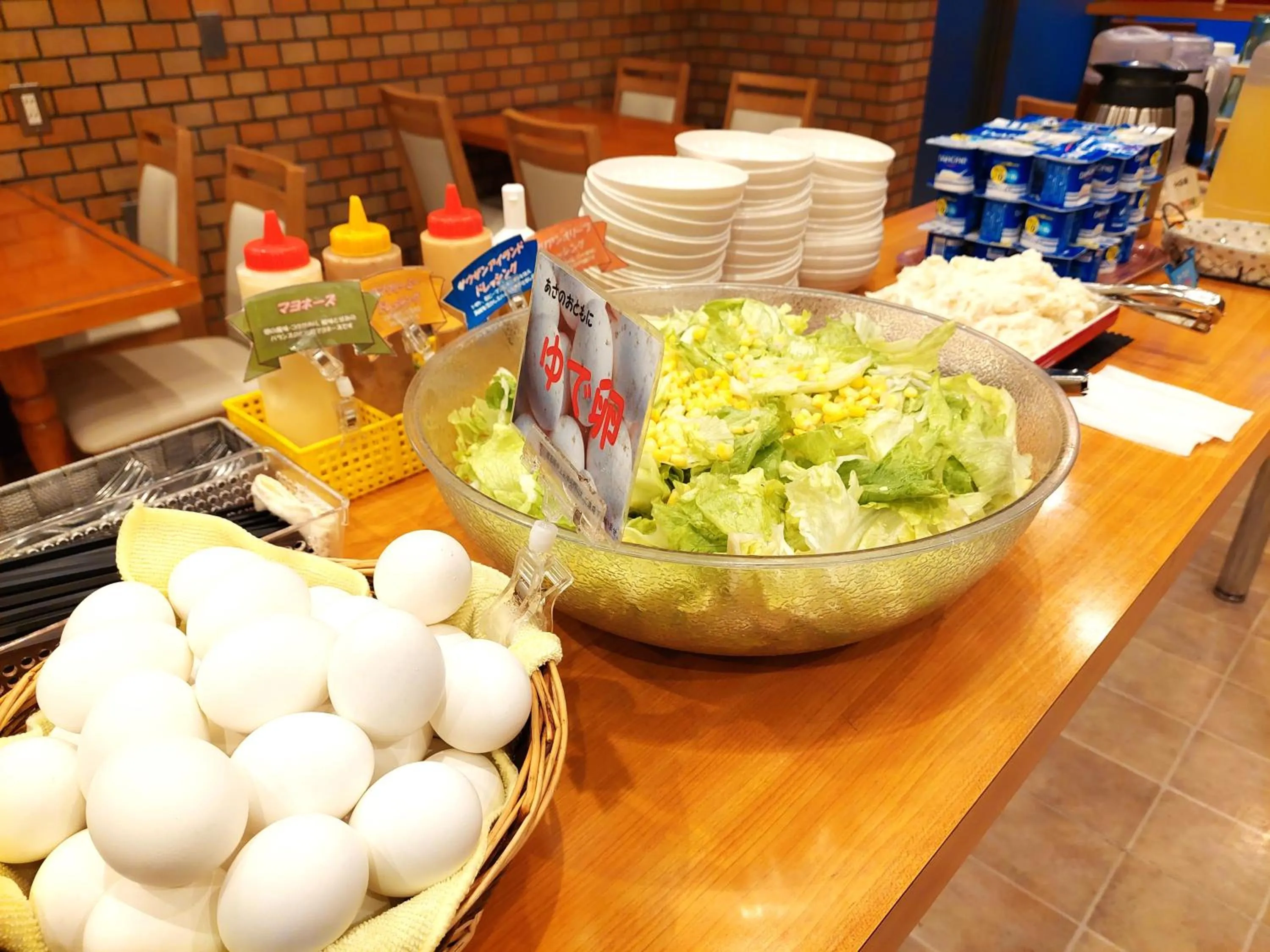 Buffet breakfast in Hotel Axia Inn Kushiro