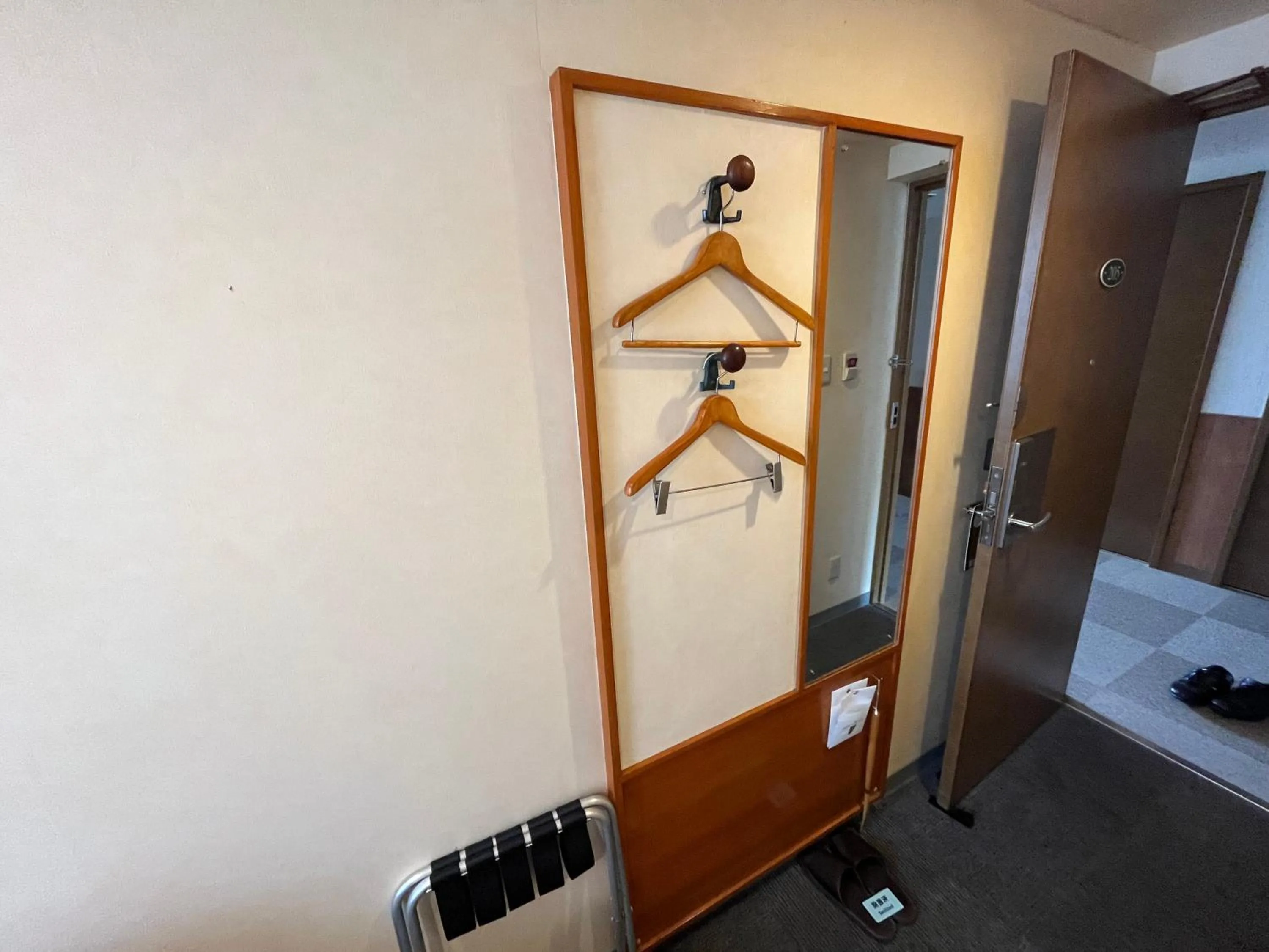 wardrobe in Hotel Axia Inn Kushiro